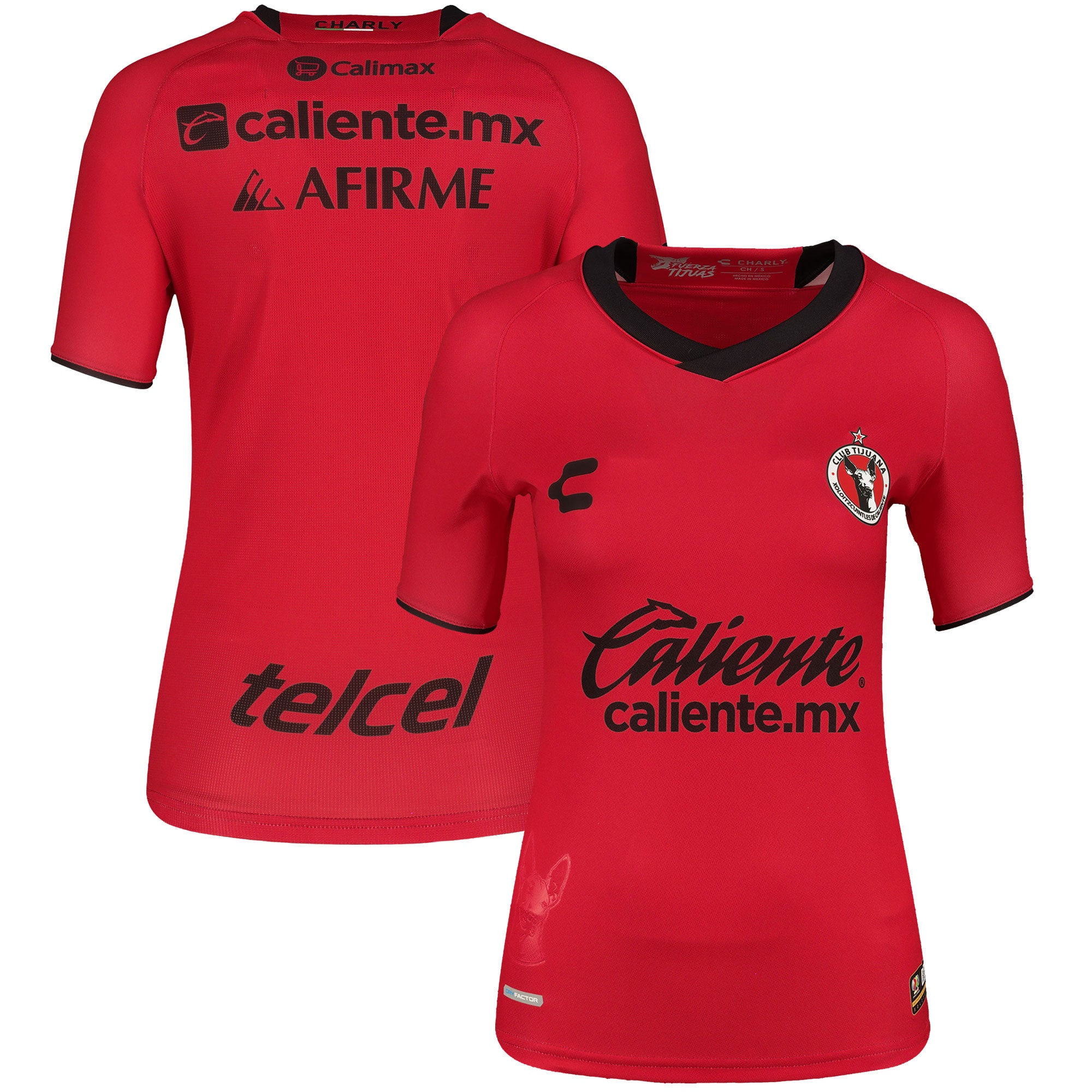 Compra camiseta club tijuana charly femenina primera equipación auténtica 202324
roja – Jerseys y Camisetas de la Liga MX
