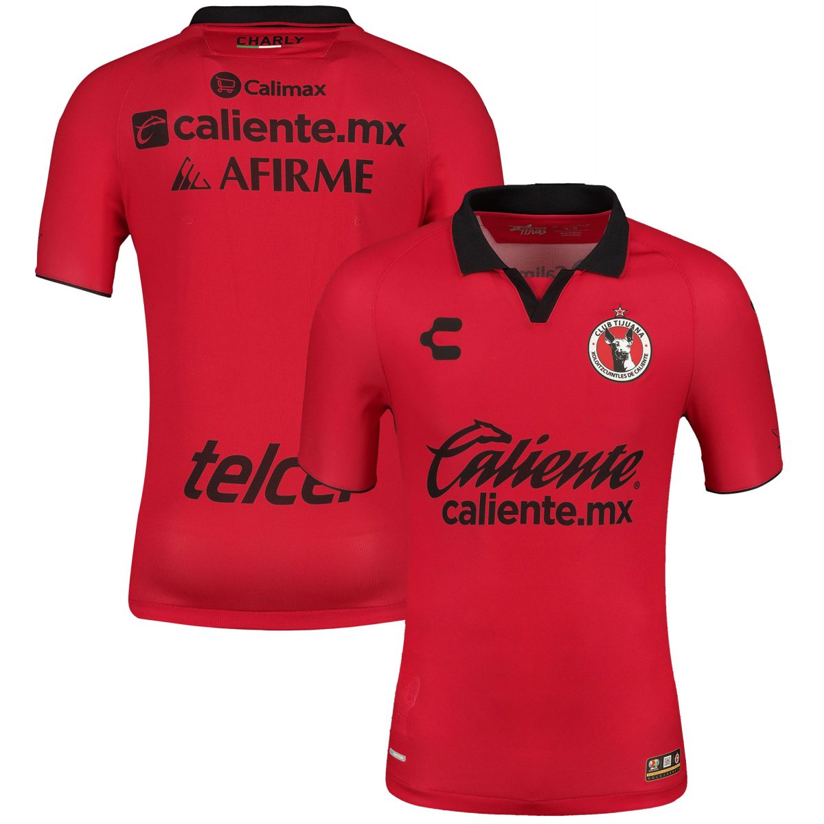 Compra camiseta club tijuana charly primera equipación auténtica 202324
roja – Jerseys y Camisetas de la Liga MX