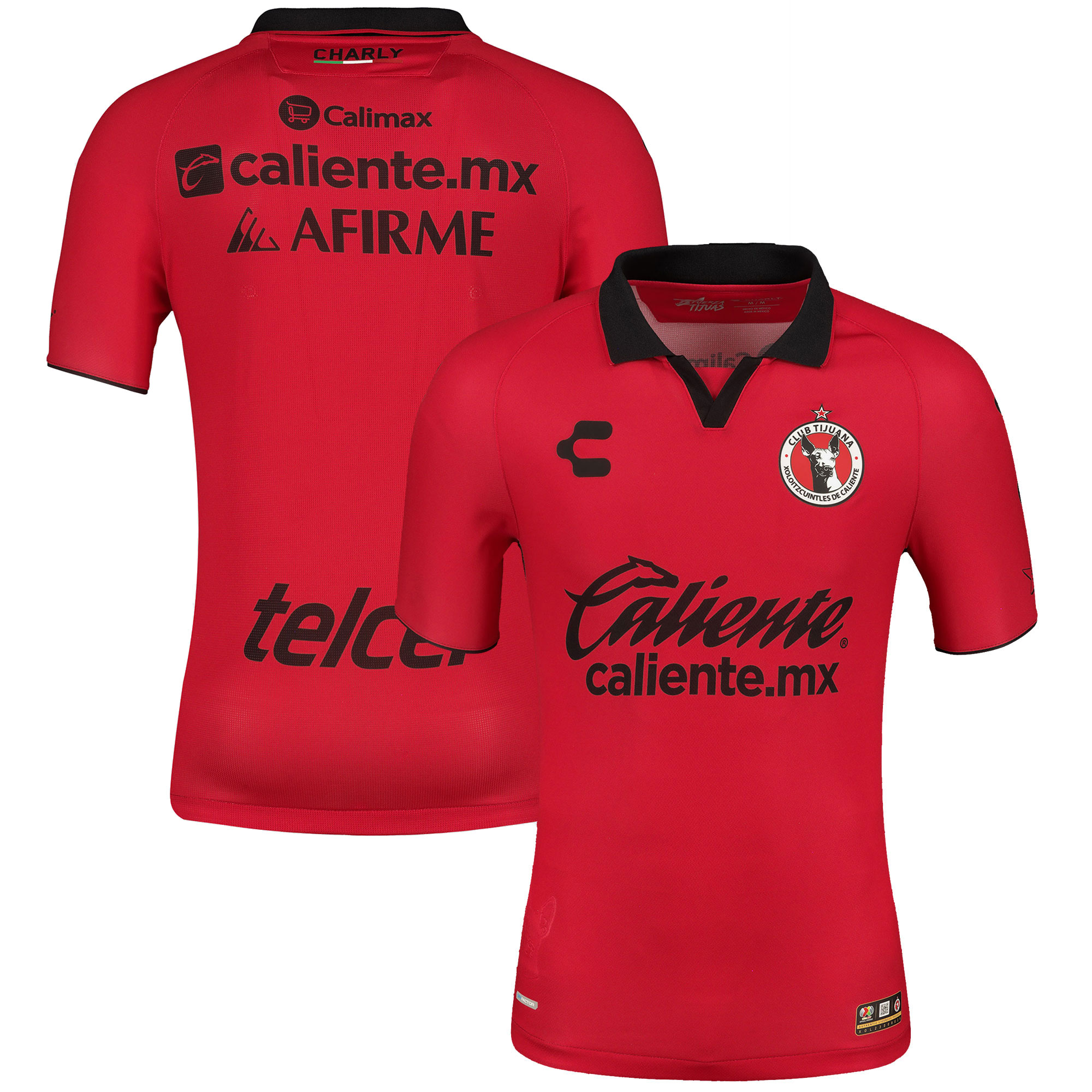 Compra camiseta club tijuana charly primera equipación auténtica 202324
roja – Jerseys y Camisetas de la Liga MX
