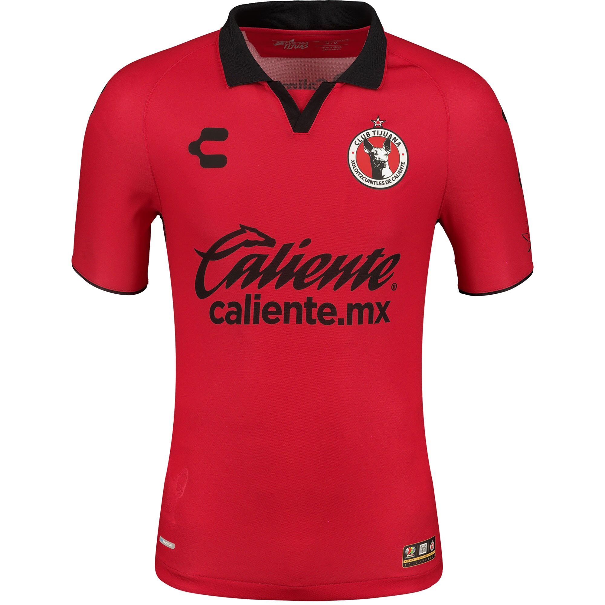 Compra camiseta club tijuana charly primera equipación auténtica 202324
roja – Jerseys y Camisetas de la Liga MX
