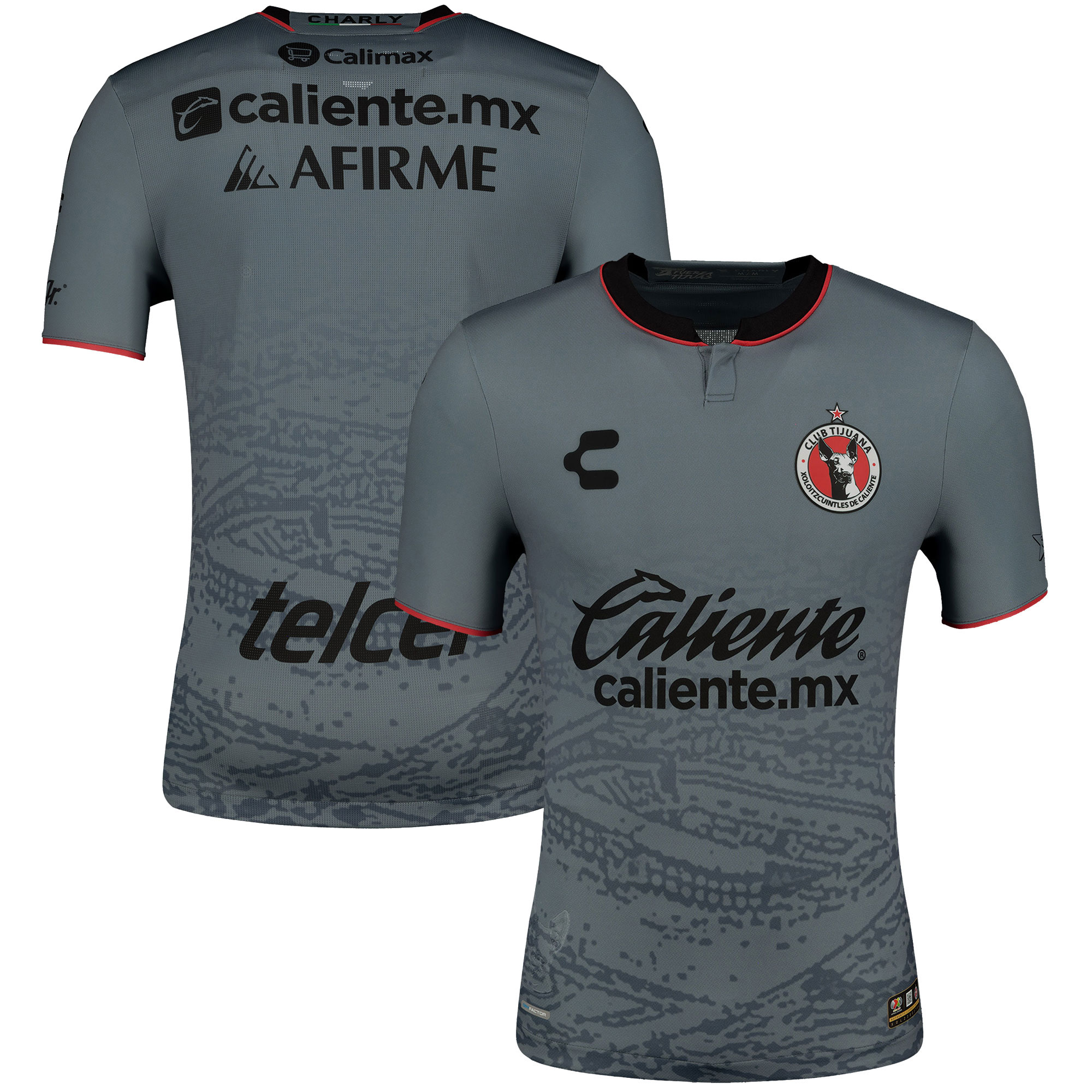 Compra camiseta club tijuana charly segunda equipación auténtica 202324
gris – Jerseys y Camisetas de la Liga MX