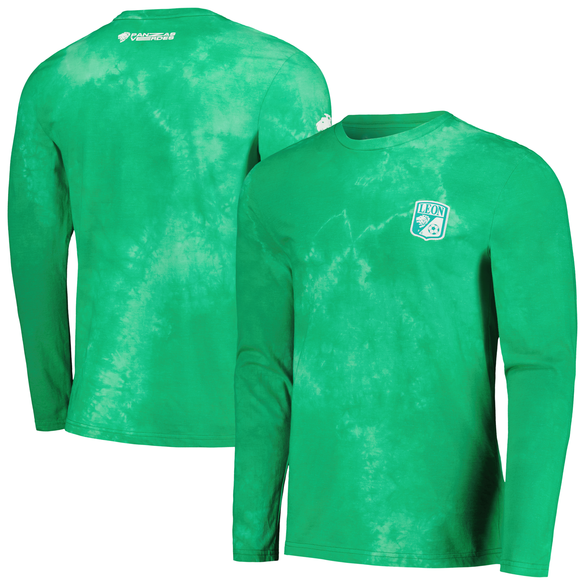 Compra camiseta de manga larga club león charly tie-dye – verde – Jerseys y Camisetas de la Liga MX