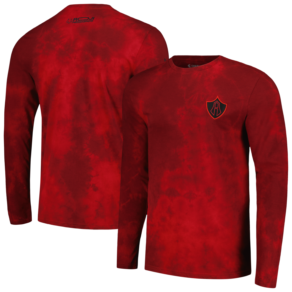 Compra camiseta club atlas charly tie-dye de manga larga – roja – Jerseys y Camisetas de la Liga MX