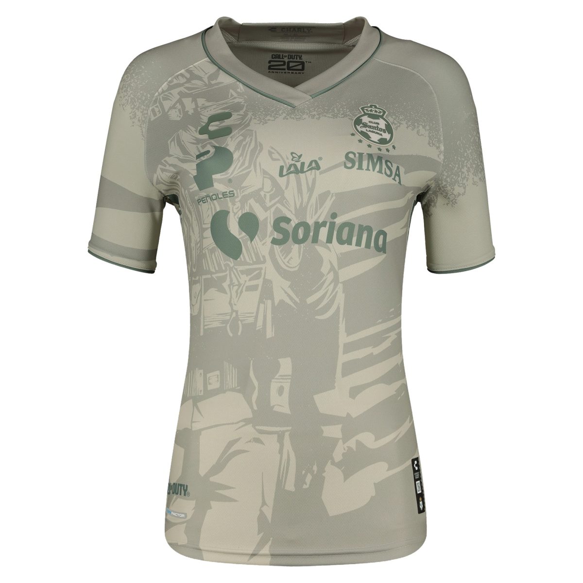 Compra camiseta auténtica santos laguna charly femenina 202324 call of duty tercera equipación
-crema – Jerseys y Camisetas de la Liga MX