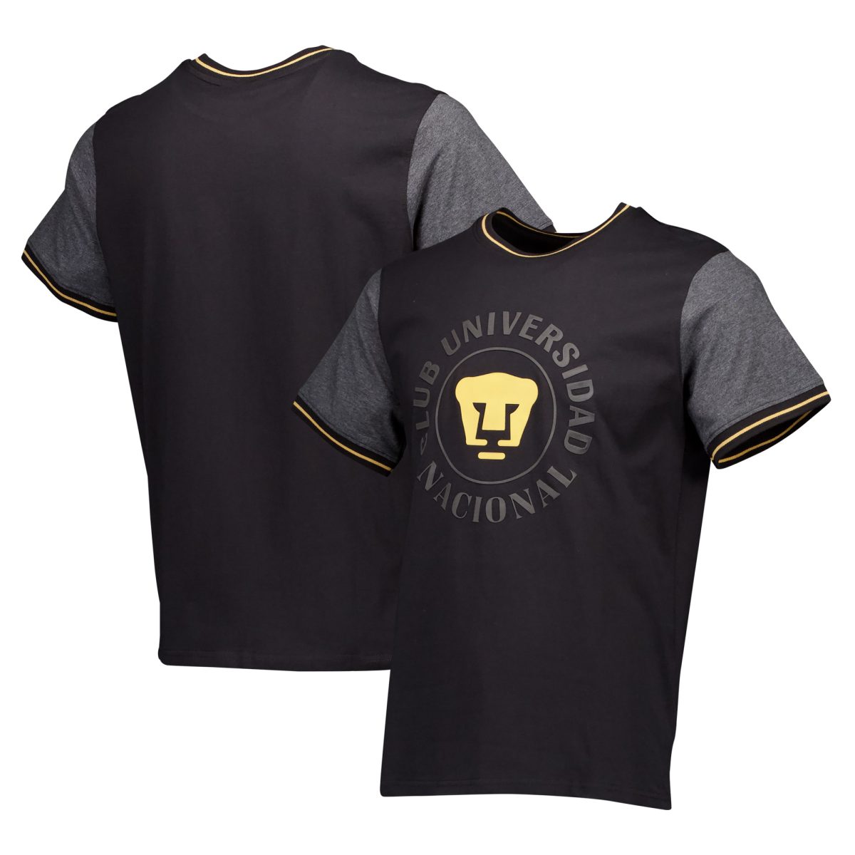 Compra camiseta pumas black  gold collection ringer
negra y dorada – Jerseys y Camisetas de la Liga MX