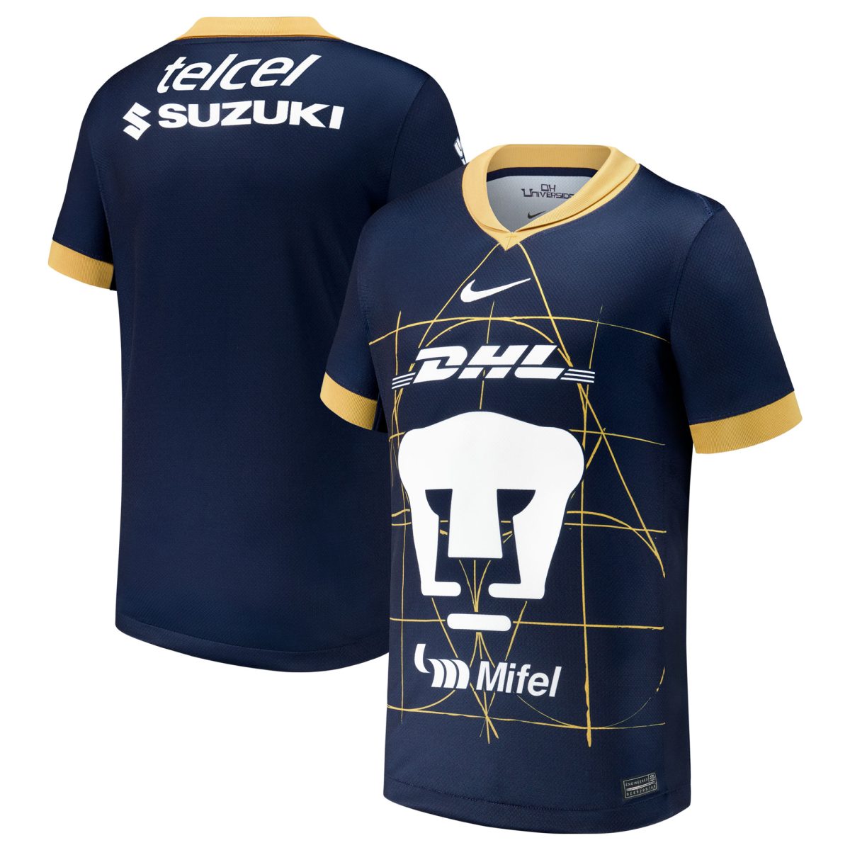 Compra camiseta pumas nike infantil segunda equipación replica 202425
azul marino – Jerseys y Camisetas de la Liga MX