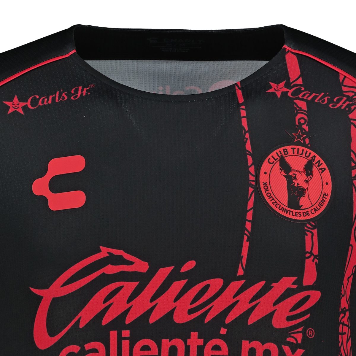 Compra camiseta club tijuana charly primera equipación auténtica 202425
negra roja – Jerseys y Camisetas de la Liga MX