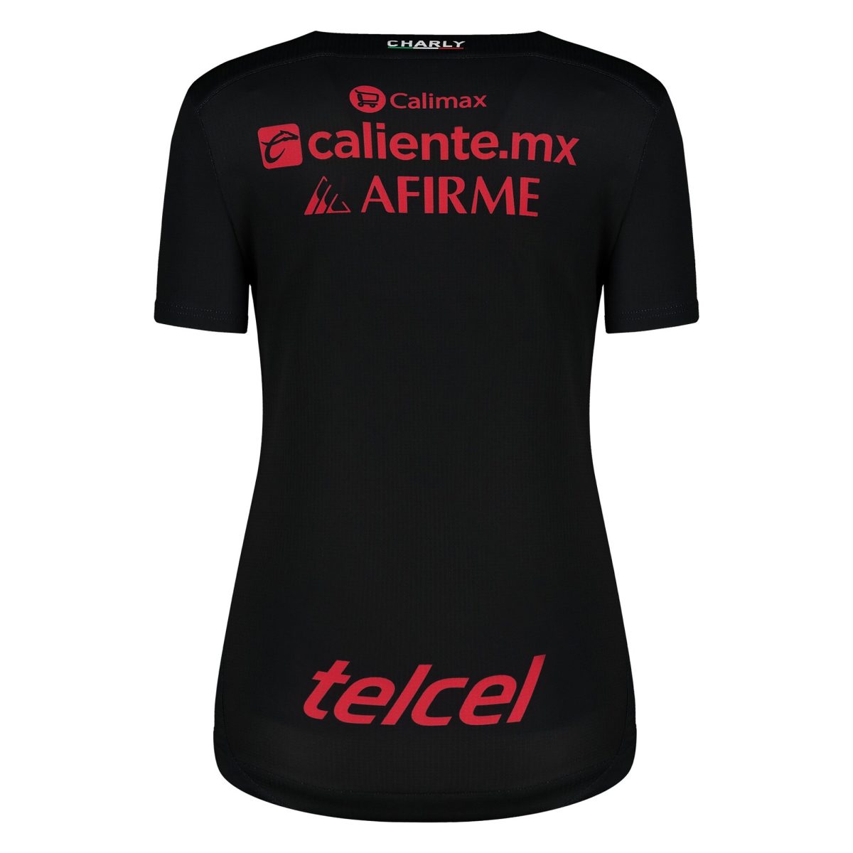 Compra camiseta club tijuana charly femenina primera equipación auténtica 202425
negra roja – Jerseys y Camisetas de la Liga MX