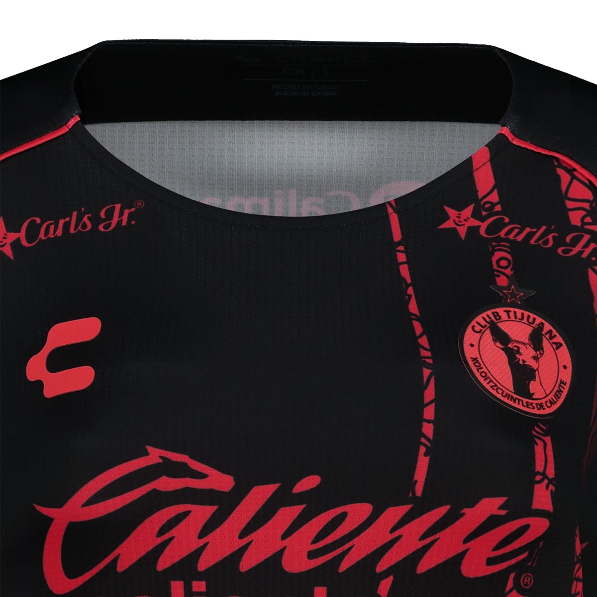 Compra camiseta club tijuana charly femenina primera equipación auténtica 202425
negra roja – Jerseys y Camisetas de la Liga MX