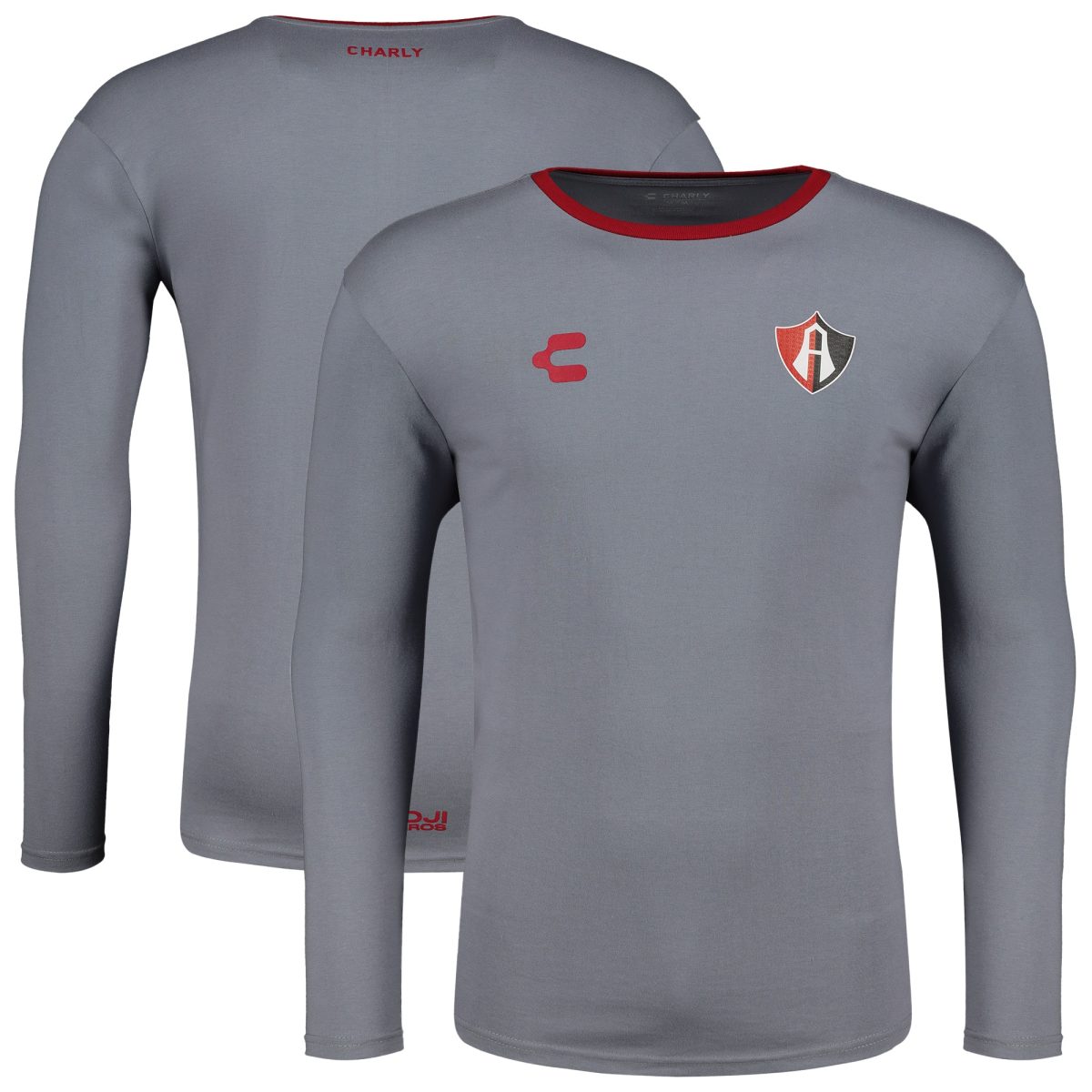 Compra camiseta club atlas charly de manga larga – gris – Jerseys y Camisetas de la Liga MX