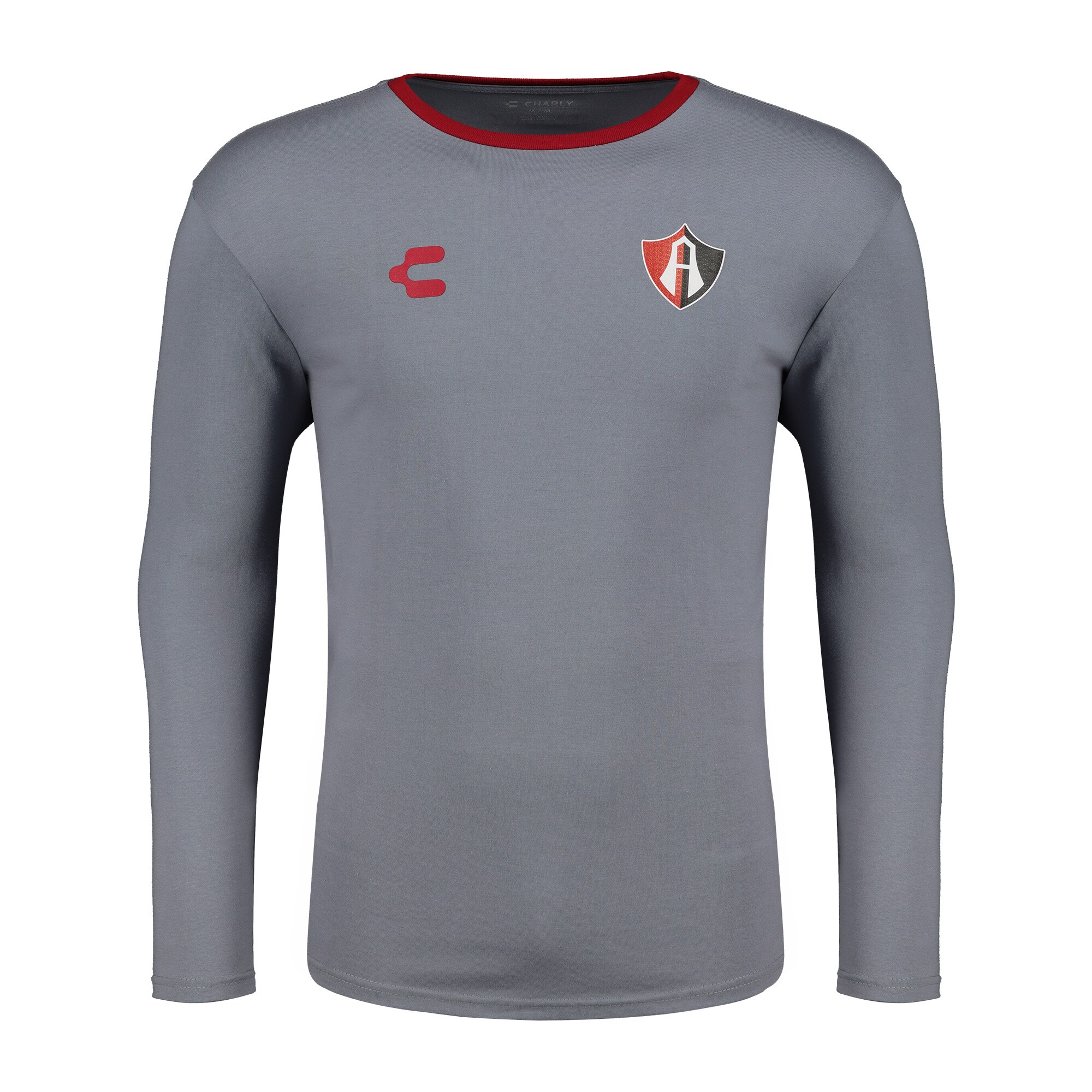 Compra camiseta club atlas charly de manga larga – gris – Jerseys y Camisetas de la Liga MX