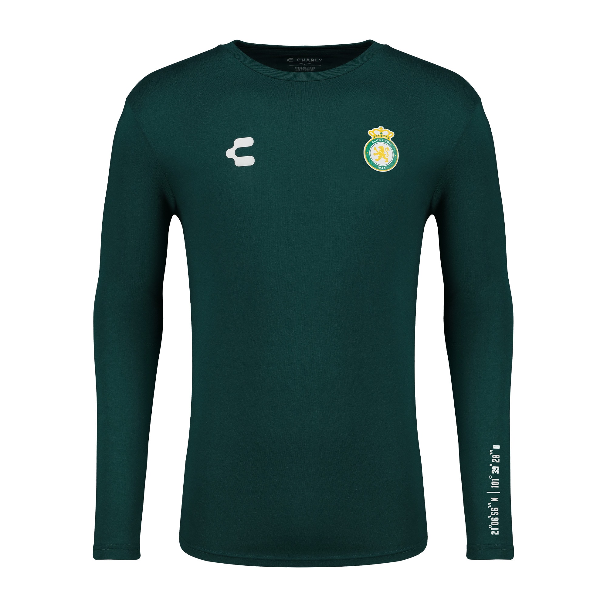 Compra camiseta de manga larga club león charly – verde – Jerseys y Camisetas de la Liga MX