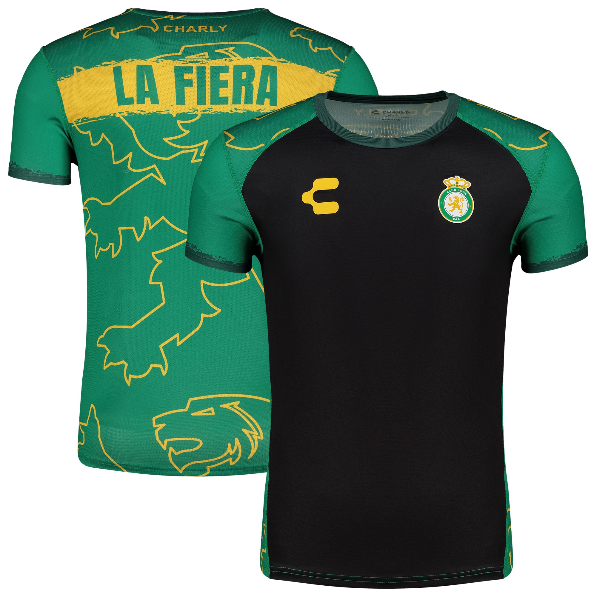 Compra camiseta club león charly dry factor de alto rendimiento para entrenamiento 202425 – negra – Jerseys y Camisetas de la Liga MX