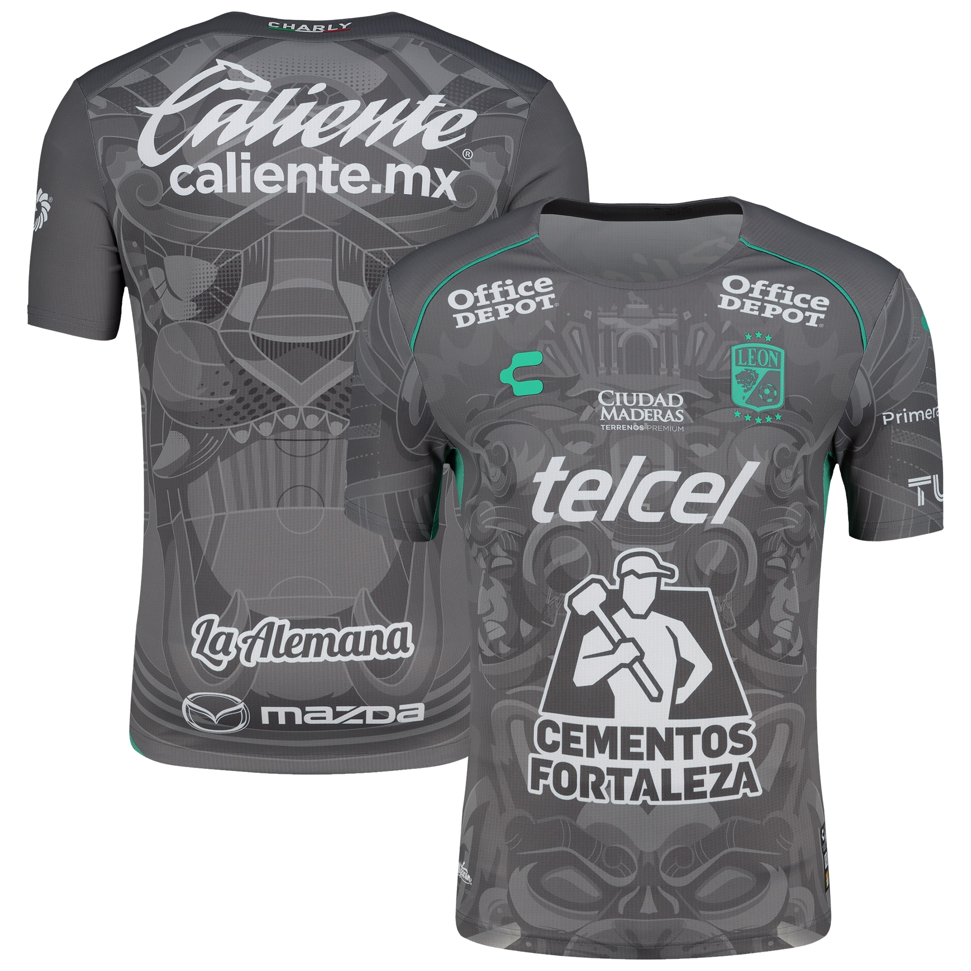 Compra camiseta club león charly equipación auténtica tercera 202425 para hombre adulto – gris – Jerseys y Camisetas de la Liga MX