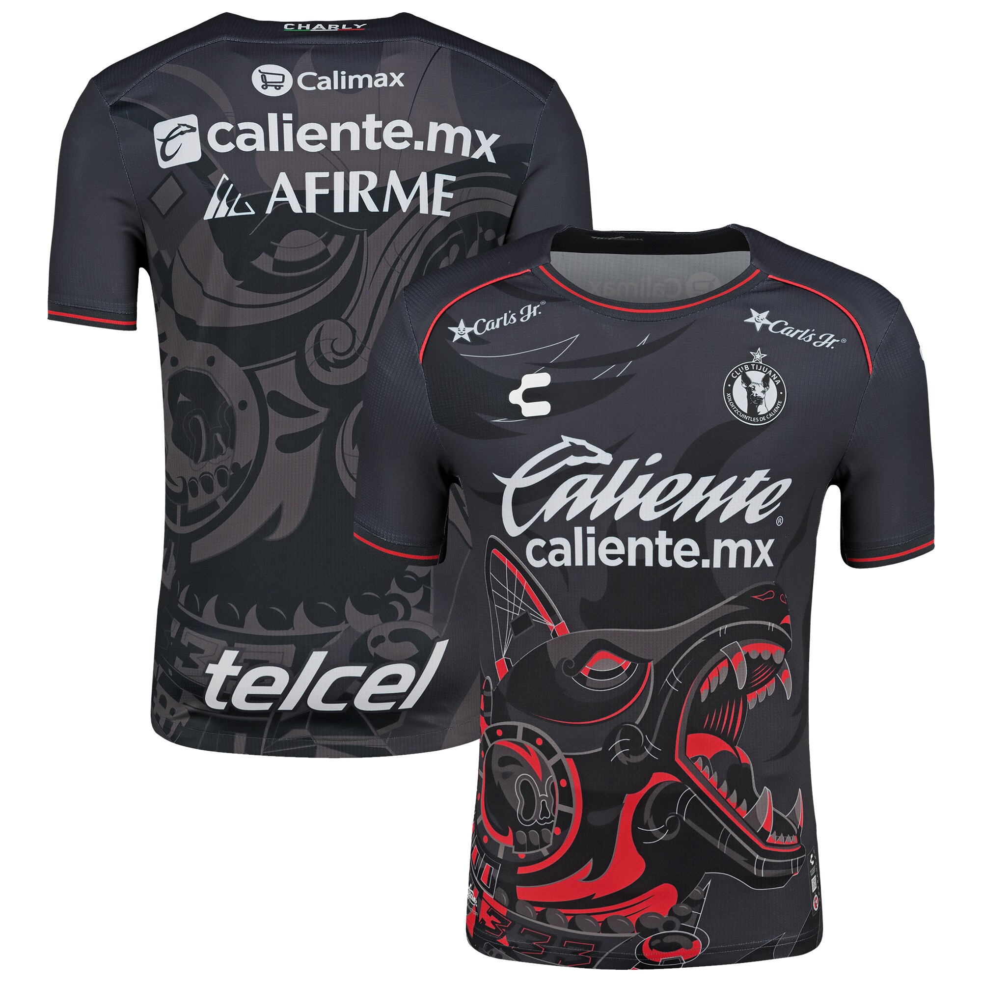 Compra camiseta club tijuana charly tercera equipación auténtica 202425
negra – Jerseys y Camisetas de la Liga MX