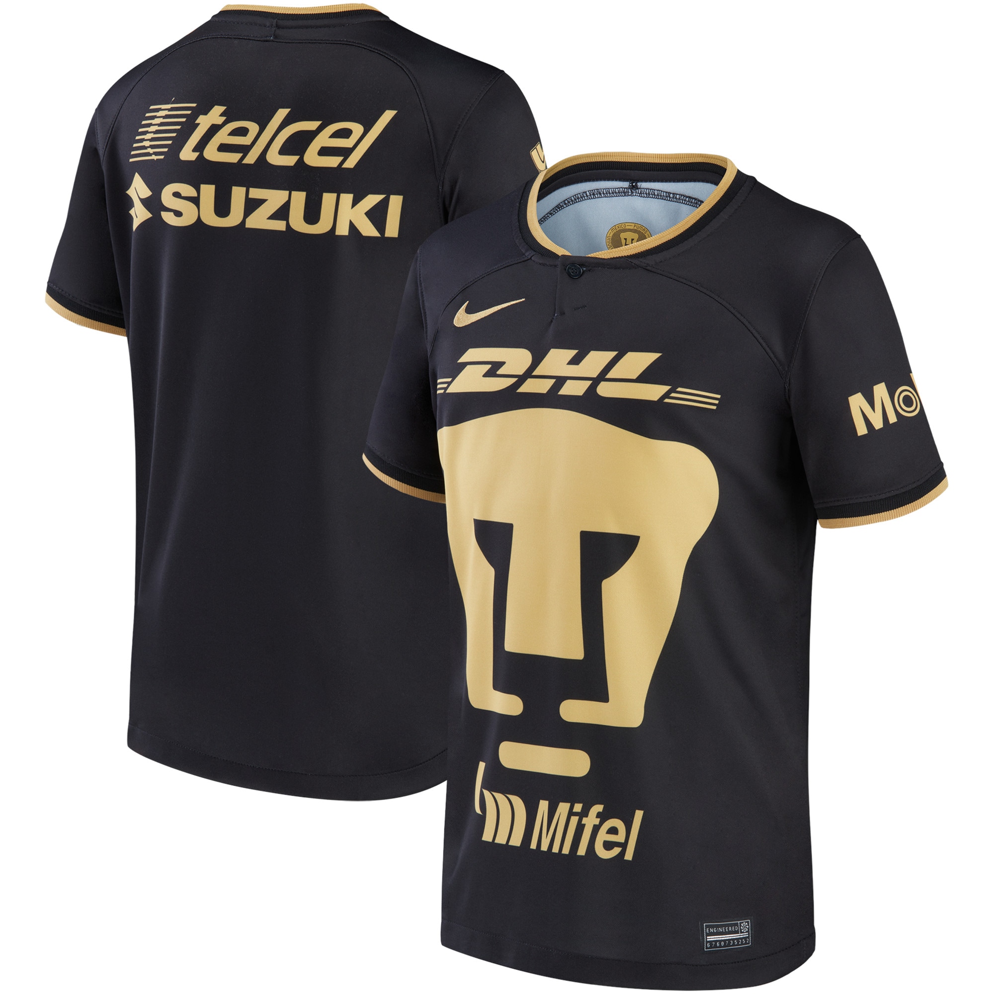 Compra camiseta pumas nike infantil tercera equipación replica 202223
negra – Jerseys y Camisetas de la Liga MX