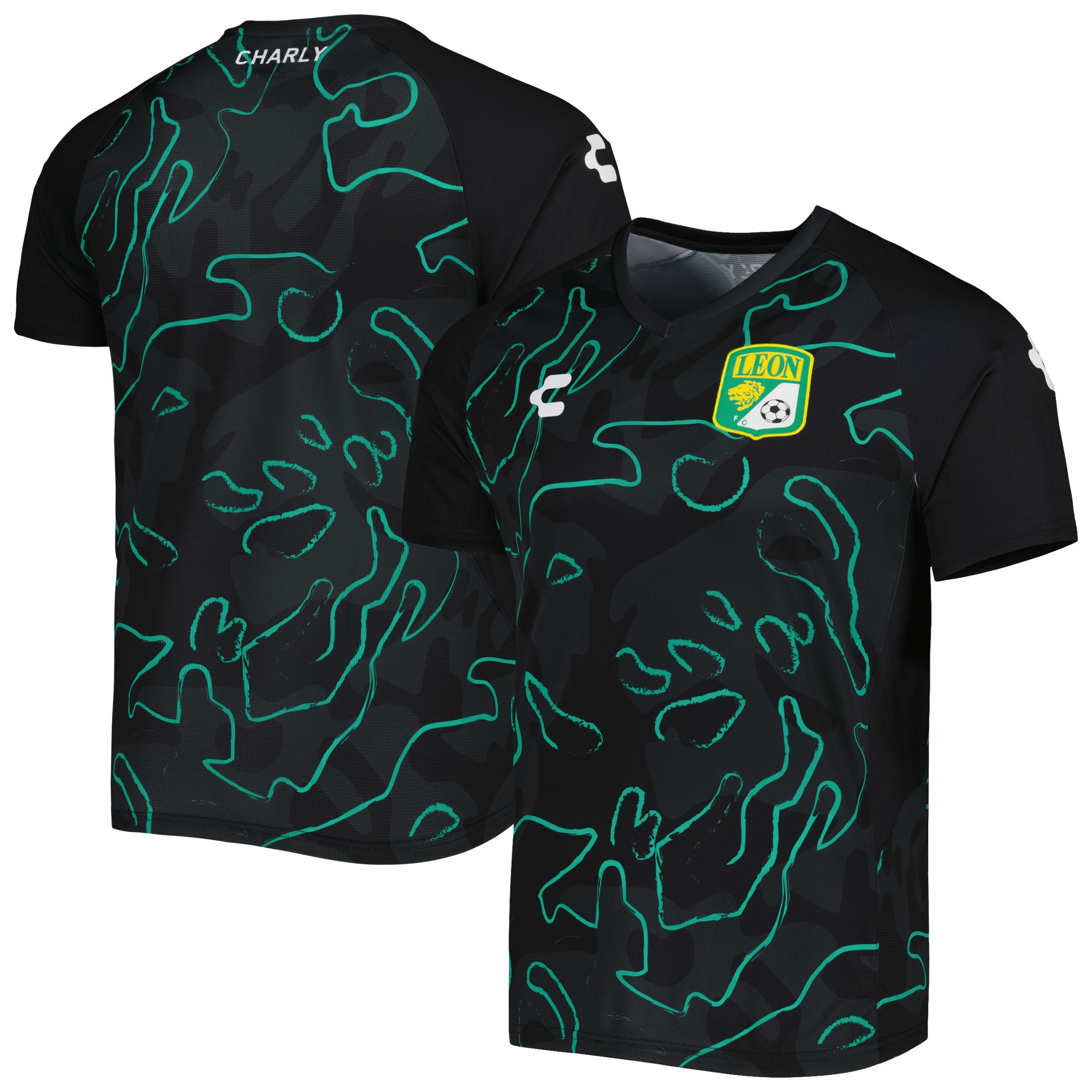 Compra camiseta de entrenamiento club león charly – negra – Jerseys y Camisetas de la Liga MX