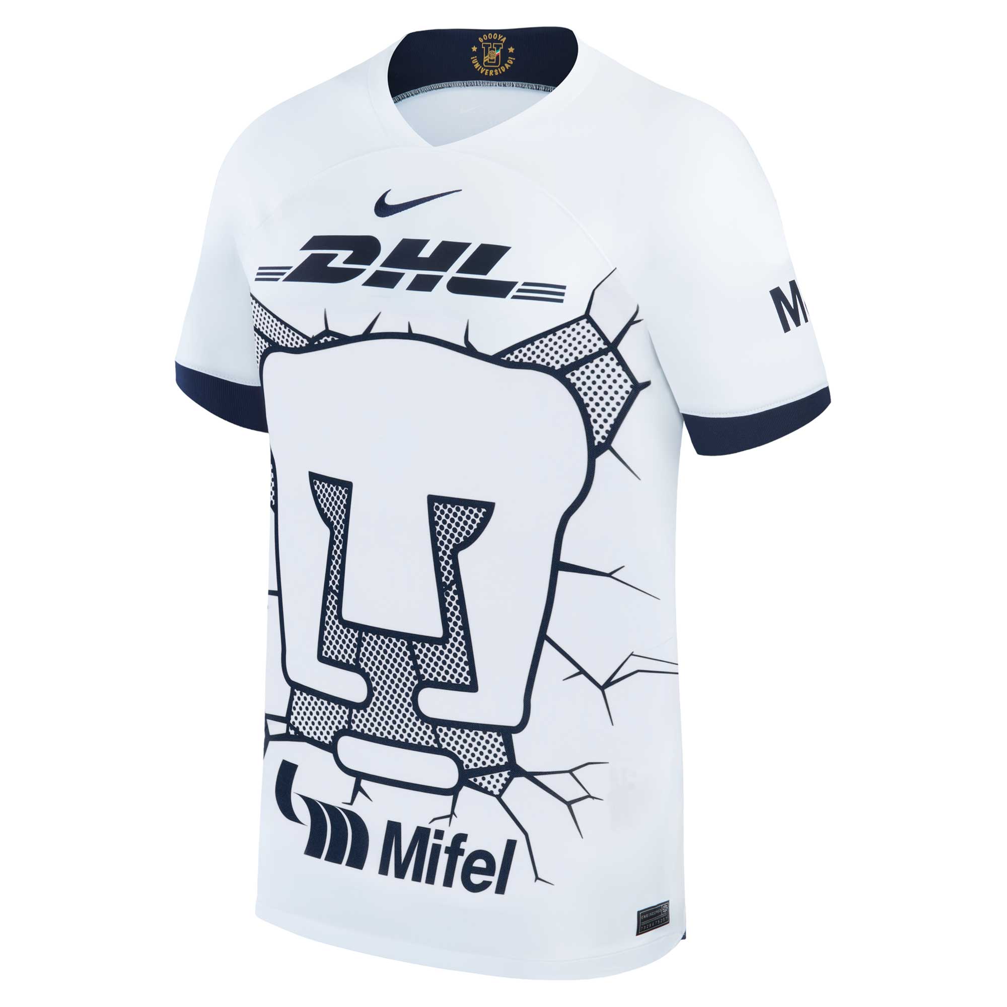 Compra camiseta pumas nike infantil primera equipación replica 202324
blanca – Jerseys y Camisetas de la Liga MX