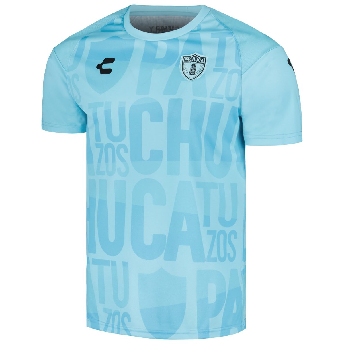 Compra camiseta c.f. pachuca charly dry factor 202324 de entrenamiento – azul claro – Jerseys y Camisetas de la Liga MX