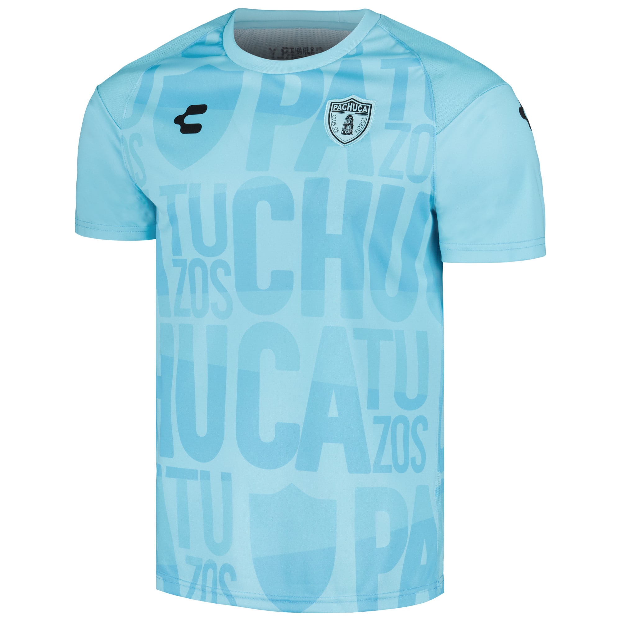 Compra camiseta c.f. pachuca charly dry factor 202324 de entrenamiento – azul claro – Jerseys y Camisetas de la Liga MX