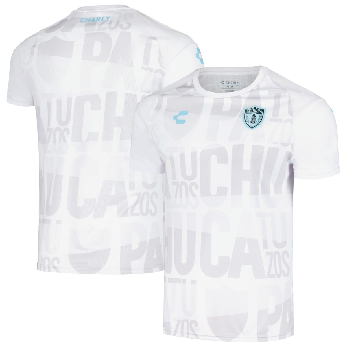 Compra camiseta c.f. pachuca charly dry factor 202324 de entrenamiento – blanca – Jerseys y Camisetas de la Liga MX