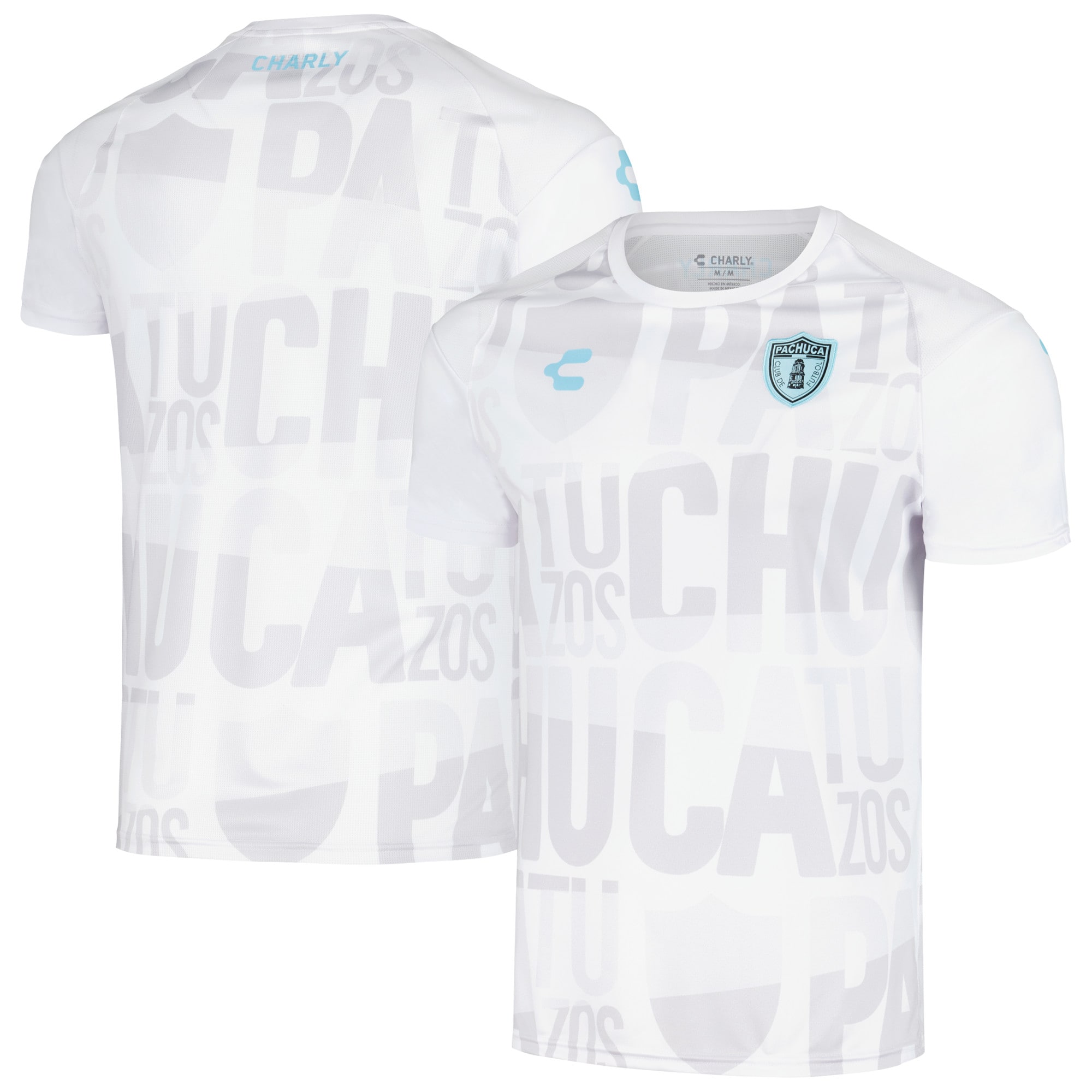 Compra camiseta c.f. pachuca charly dry factor 202324 de entrenamiento – blanca – Jerseys y Camisetas de la Liga MX