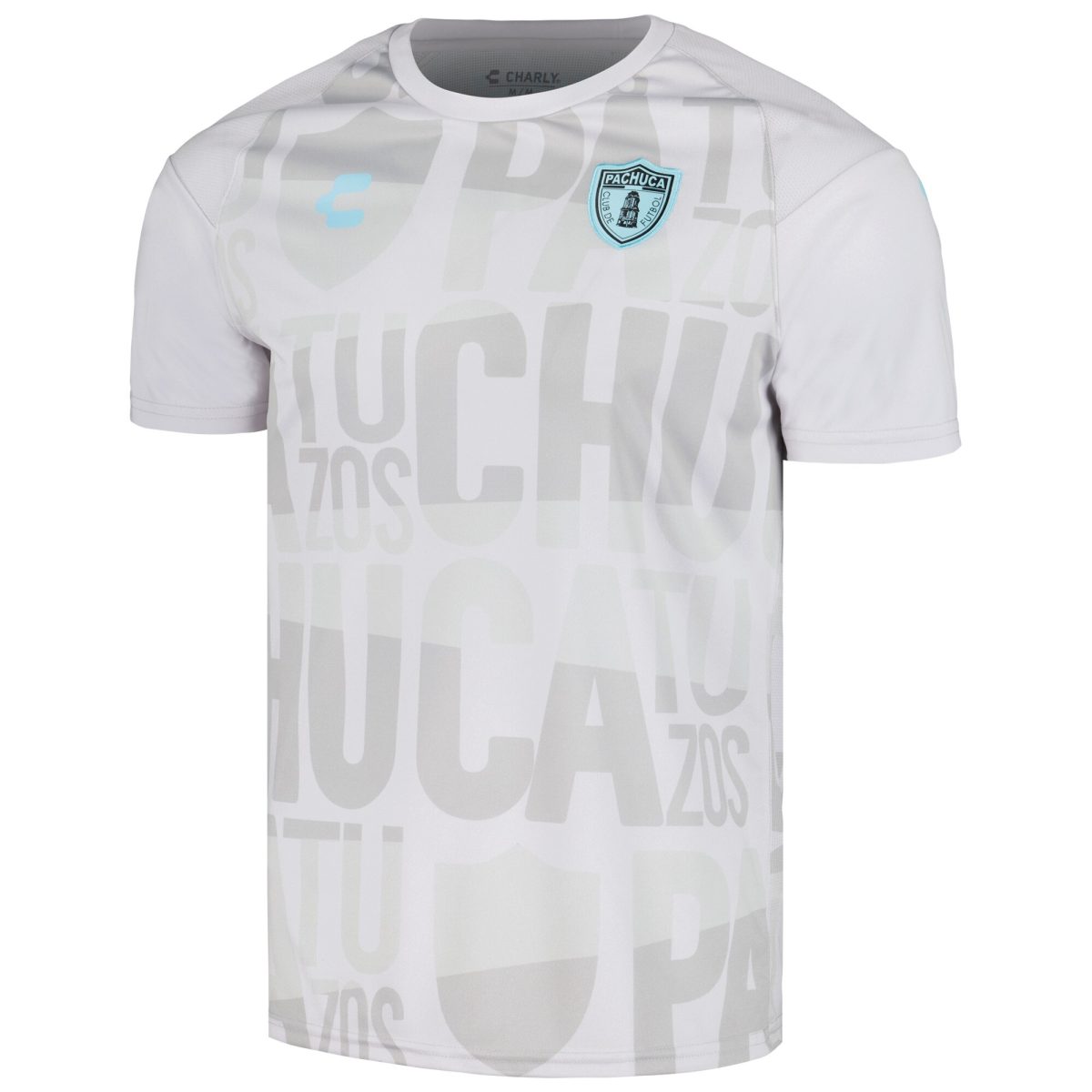Compra camiseta c.f. pachuca charly dry factor 202324 de entrenamiento – gris – Jerseys y Camisetas de la Liga MX