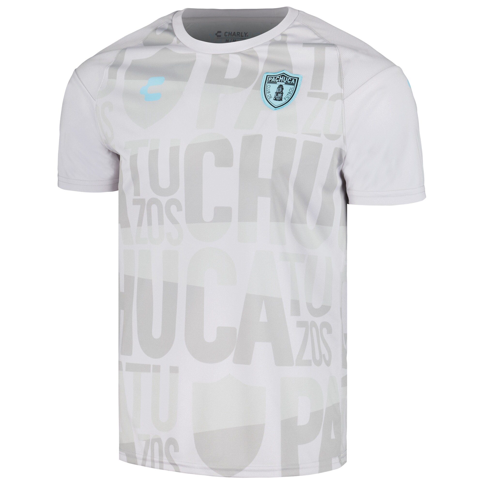 Compra camiseta c.f. pachuca charly dry factor 202324 de entrenamiento – gris – Jerseys y Camisetas de la Liga MX