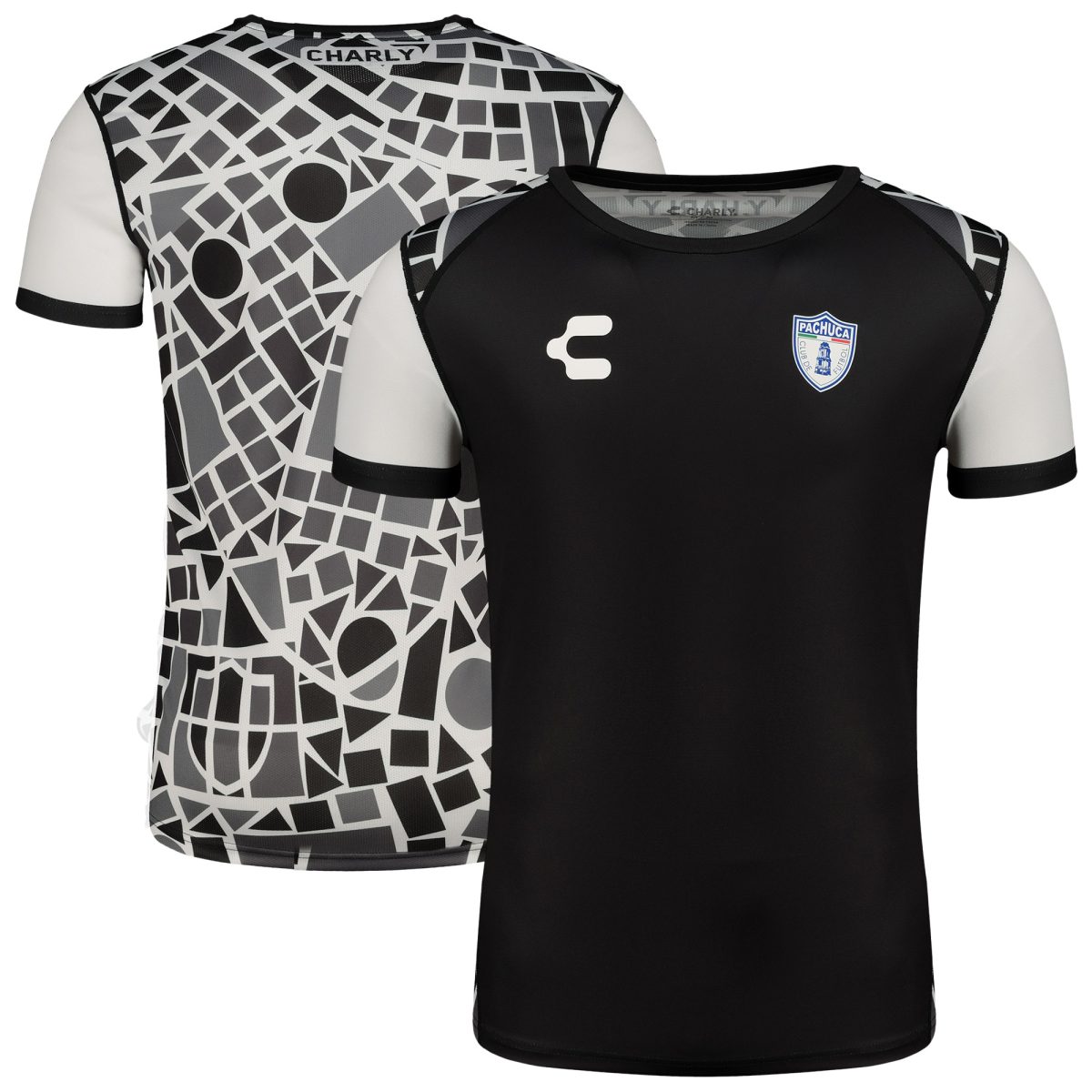 Compra camiseta c.f. pachuca charly dry factor 202425 de entrenamiento de alto rendimiento – negra – Jerseys y Camisetas de la Liga MX