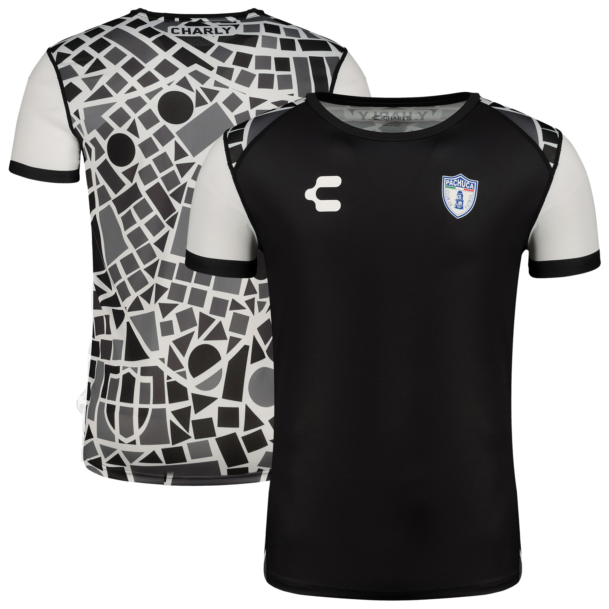 Compra camiseta c.f. pachuca charly dry factor 202425 de entrenamiento de alto rendimiento – negra – Jerseys y Camisetas de la Liga MX