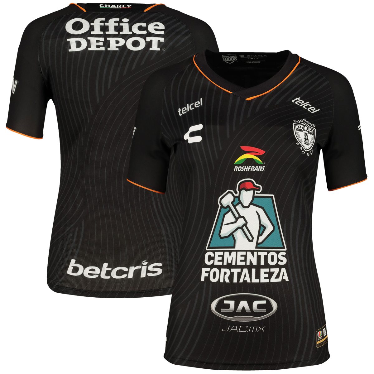 Compra camiseta c.f. pachuca charly equipación auténtica femenina visitante 202324 – negra – Jerseys y Camisetas de la Liga MX