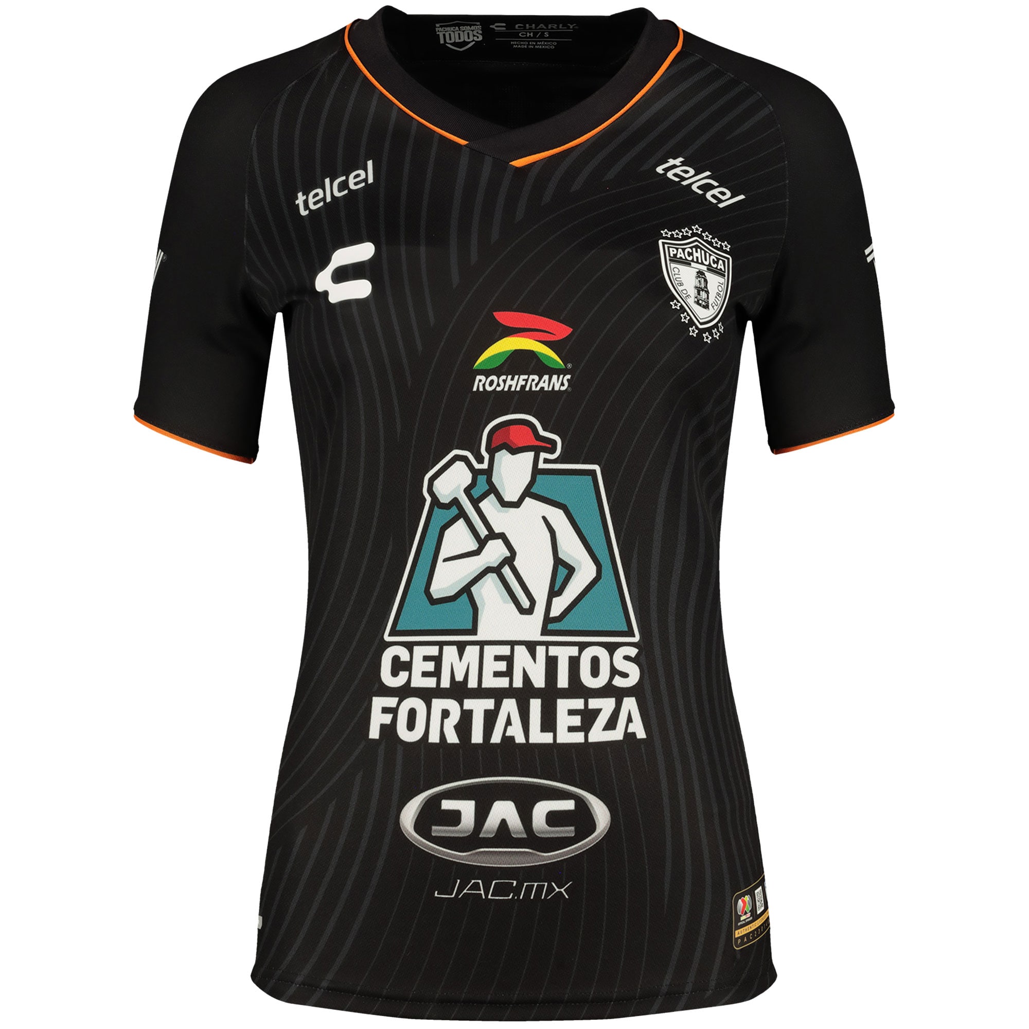 Compra camiseta c.f. pachuca charly equipación auténtica femenina visitante 202324 – negra – Jerseys y Camisetas de la Liga MX