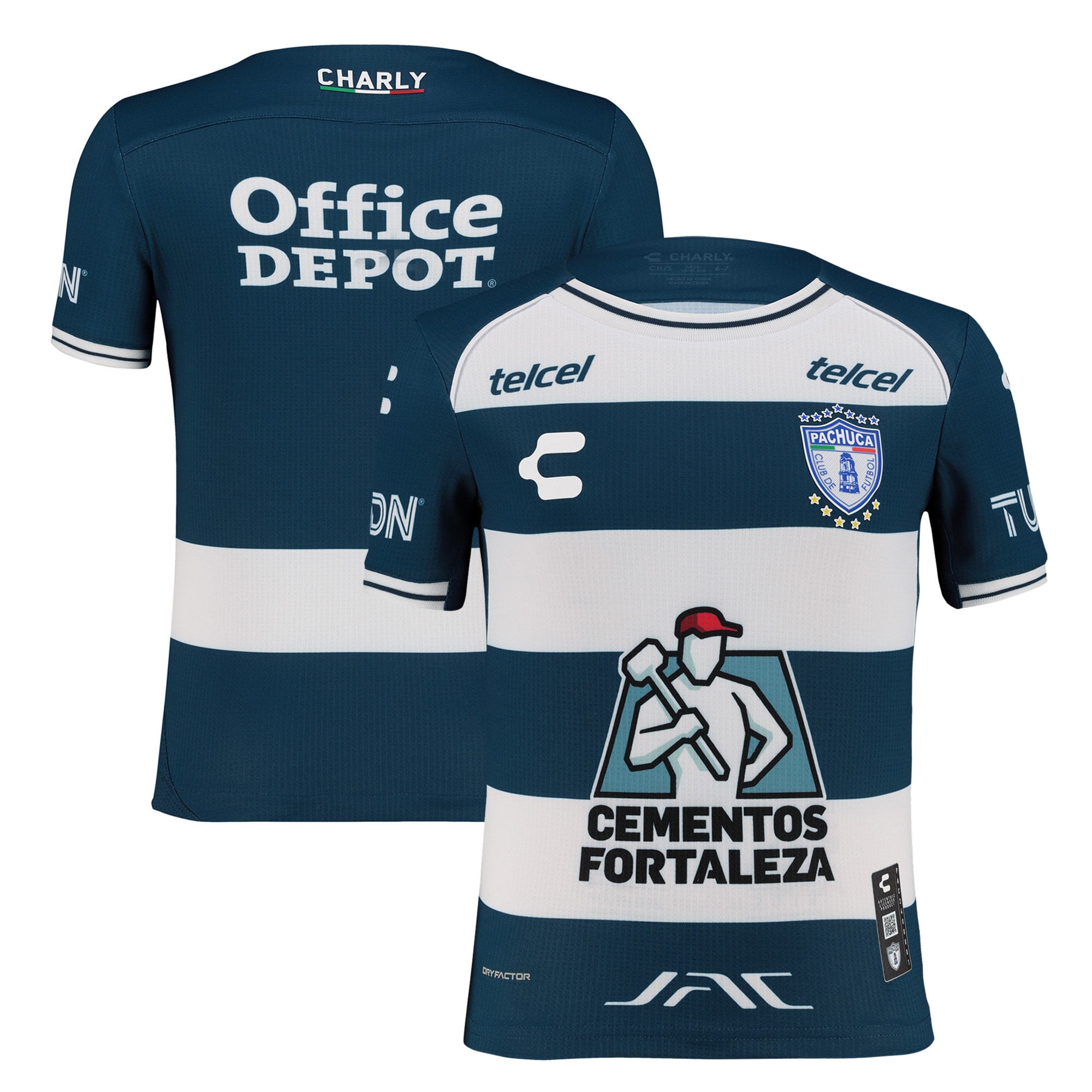 Compra camiseta c.f. pachuca charly equipación auténtica infantil local 202425 – azul marinoblanco – Jerseys y Camisetas de la Liga MX