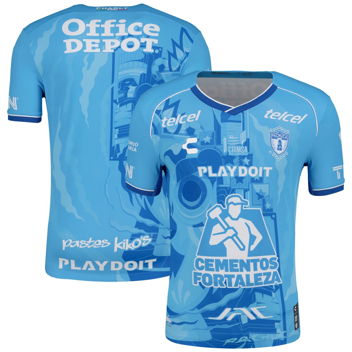 Compra camiseta c.f. pachuca charly equipación auténtica tercera 202425 para adulto masculino – azul claro – Jerseys y Camisetas de la Liga MX