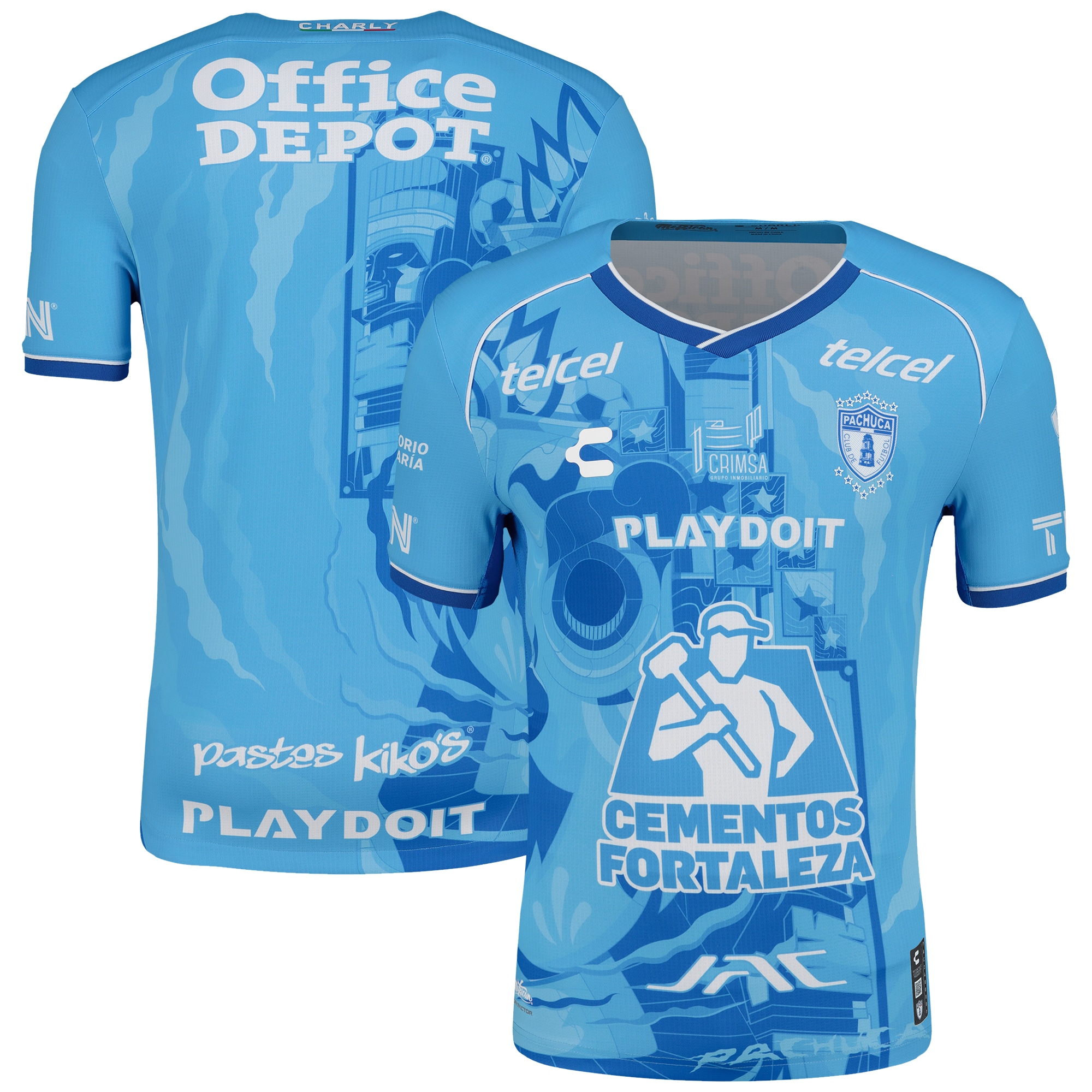 Compra camiseta c.f. pachuca charly equipación auténtica tercera 202425 para adulto masculino – azul claro – Jerseys y Camisetas de la Liga MX