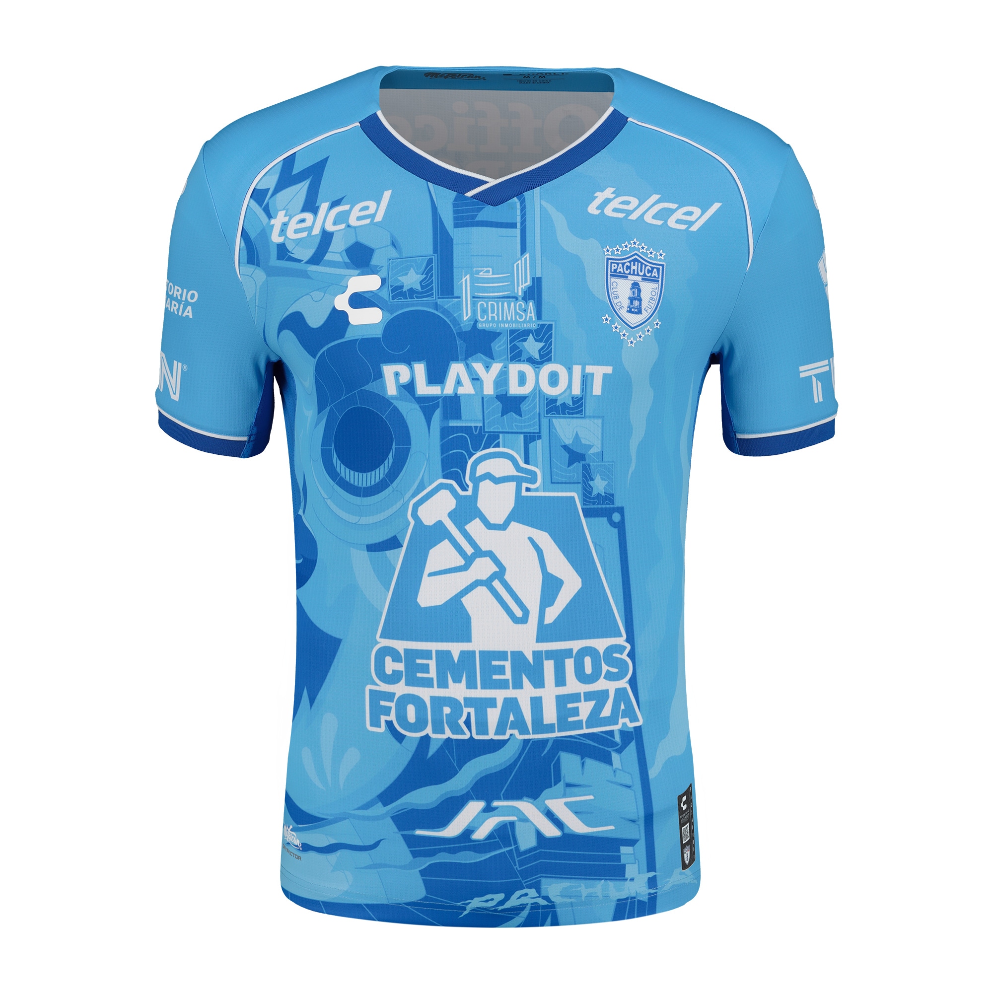 Compra camiseta c.f. pachuca charly equipación auténtica tercera 202425 para adulto masculino – azul claro – Jerseys y Camisetas de la Liga MX