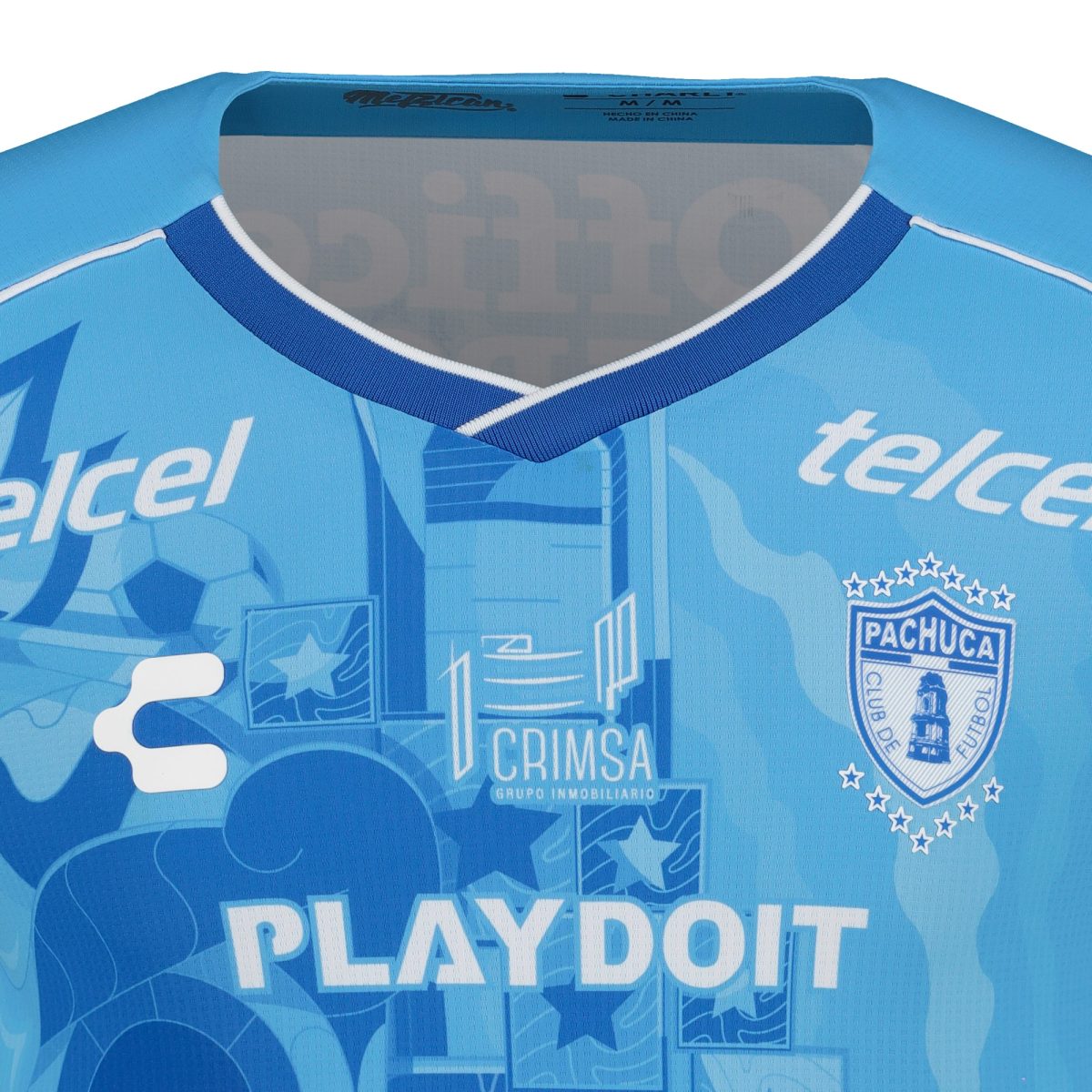 Compra camiseta c.f. pachuca charly equipación auténtica tercera 202425 para adulto masculino – azul claro – Jerseys y Camisetas de la Liga MX