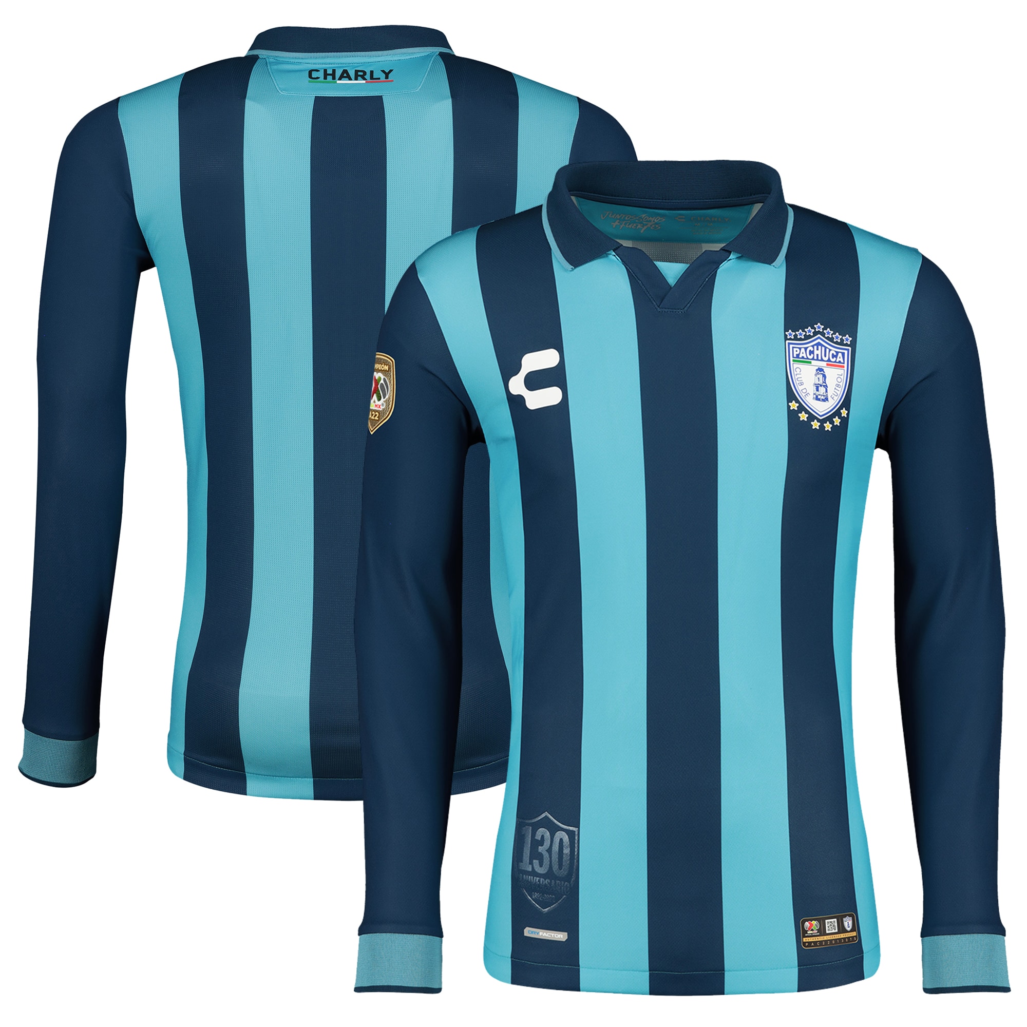 Compra camiseta c.f. pachuca charly equipación conmemorativa de manga larga 202223 – azul – Jerseys y Camisetas de la Liga MX