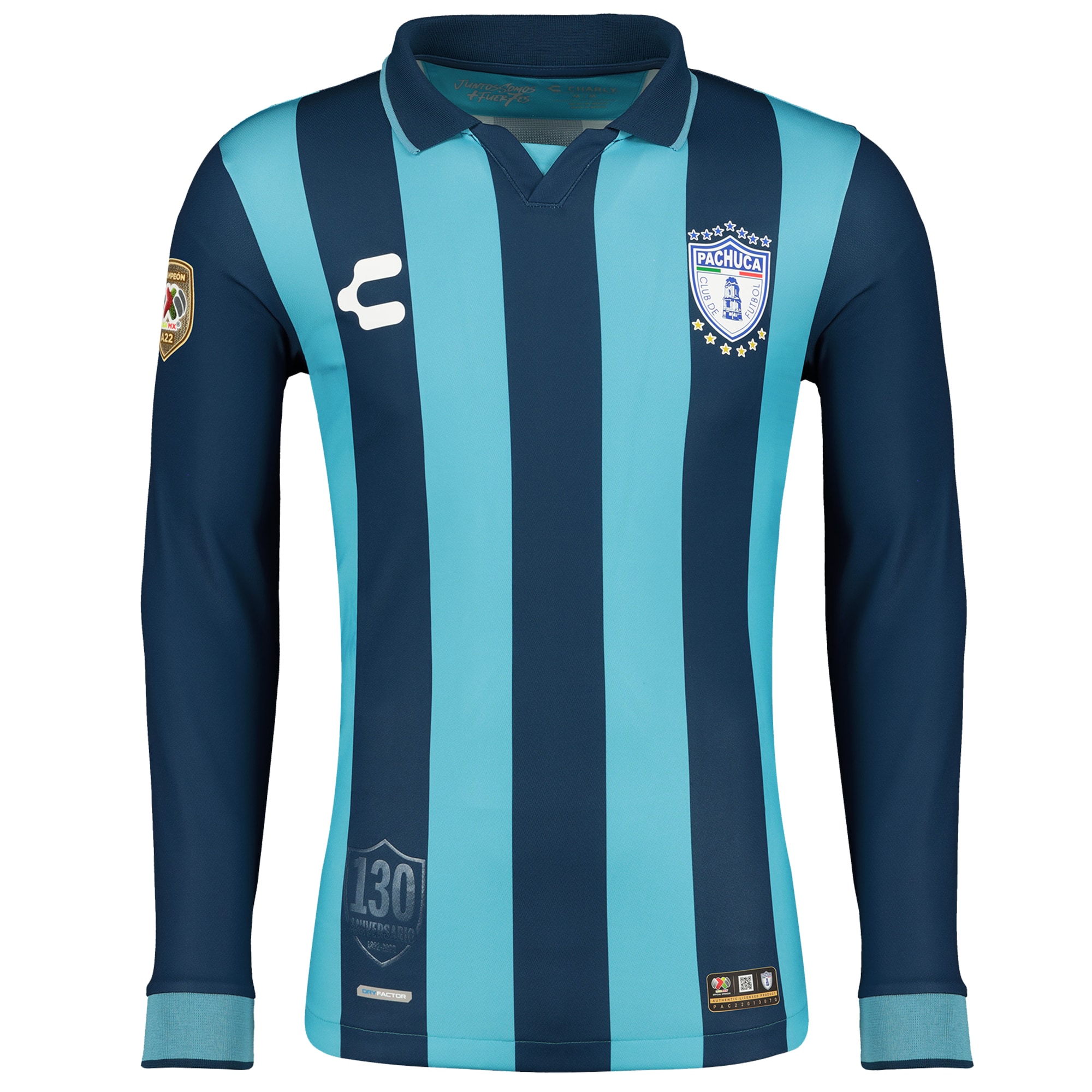 Compra camiseta c.f. pachuca charly equipación conmemorativa de manga larga 202223 – azul – Jerseys y Camisetas de la Liga MX