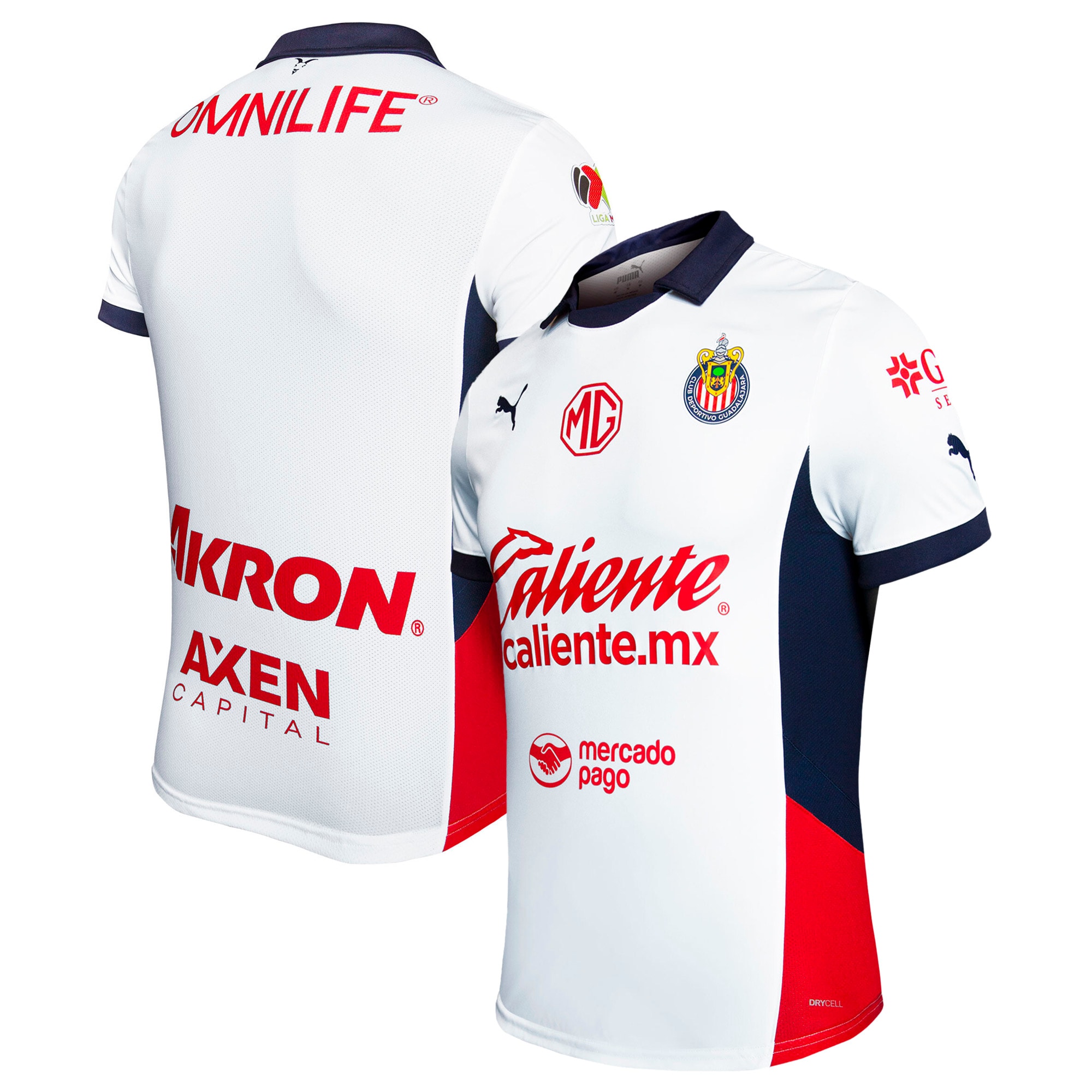 Compra camiseta chivas puma equipación auténtica visitante 202425 – blanca – Jerseys y Camisetas de la Liga MX