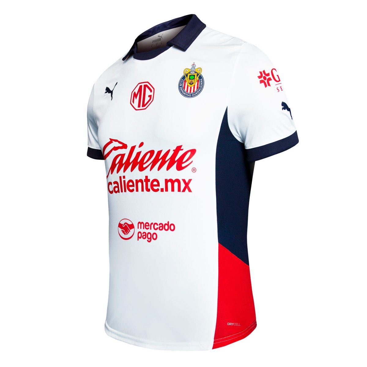 Compra camiseta chivas puma equipación auténtica visitante 202425 – blanca – Jerseys y Camisetas de la Liga MX