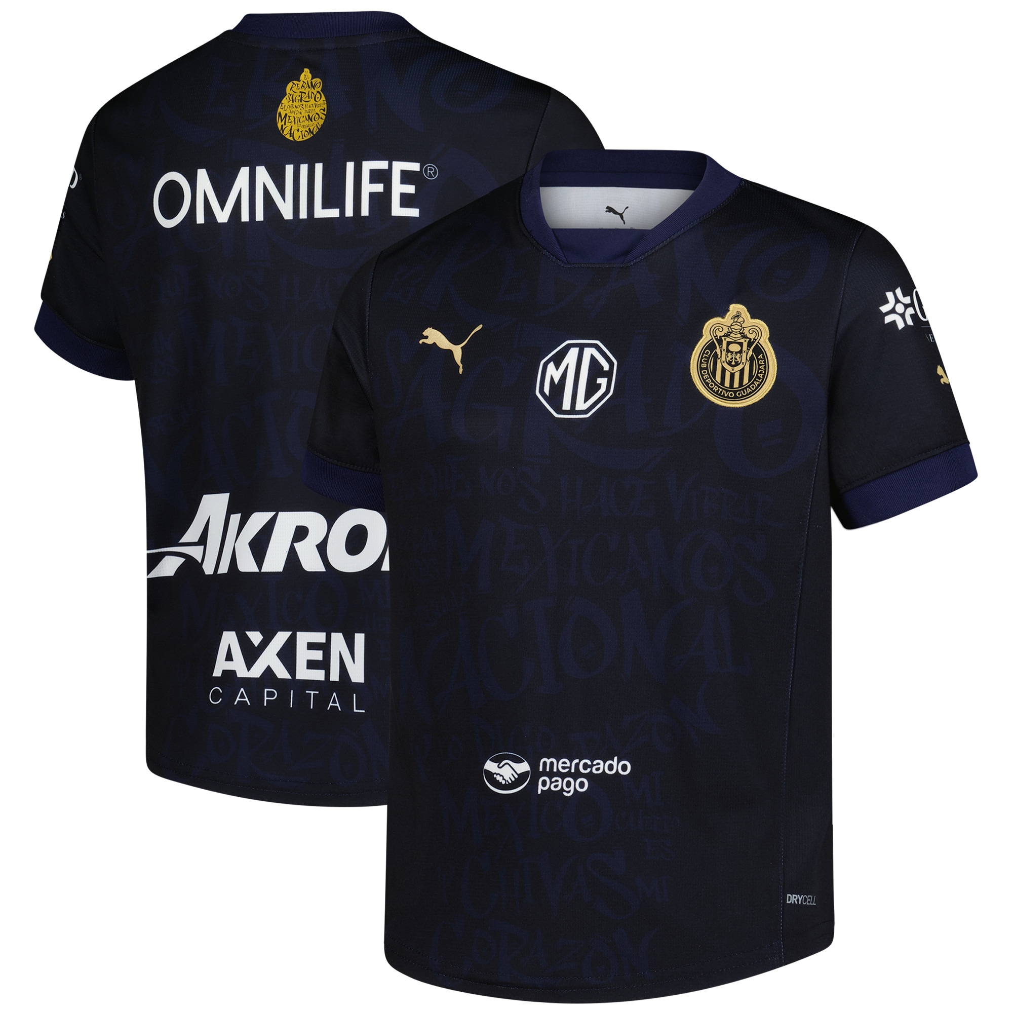 Compra camiseta chivas puma réplica infantil tercera 20242025 – azul marino – Jerseys y Camisetas de la Liga MX