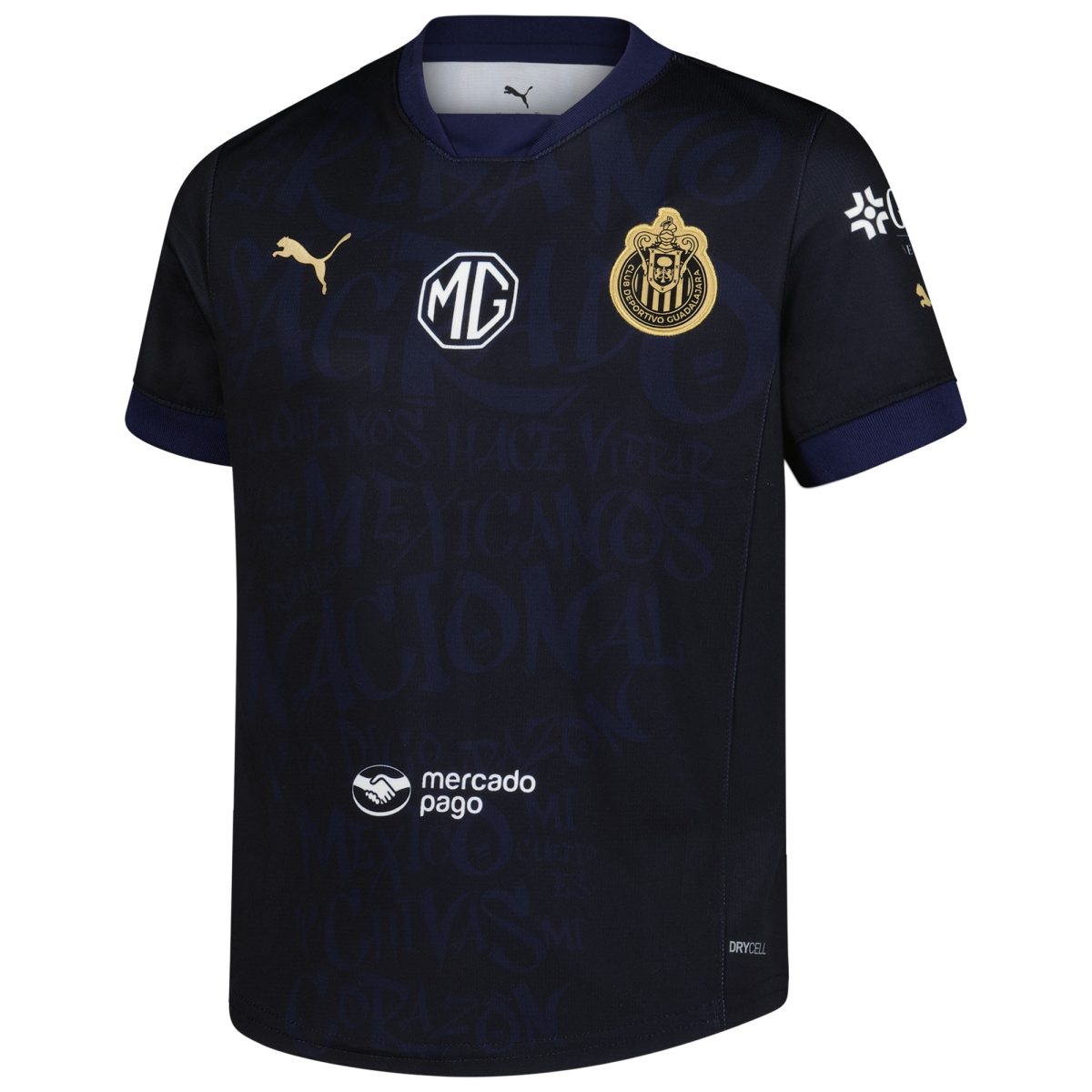 Compra camiseta chivas puma réplica infantil tercera 20242025 – azul marino – Jerseys y Camisetas de la Liga MX