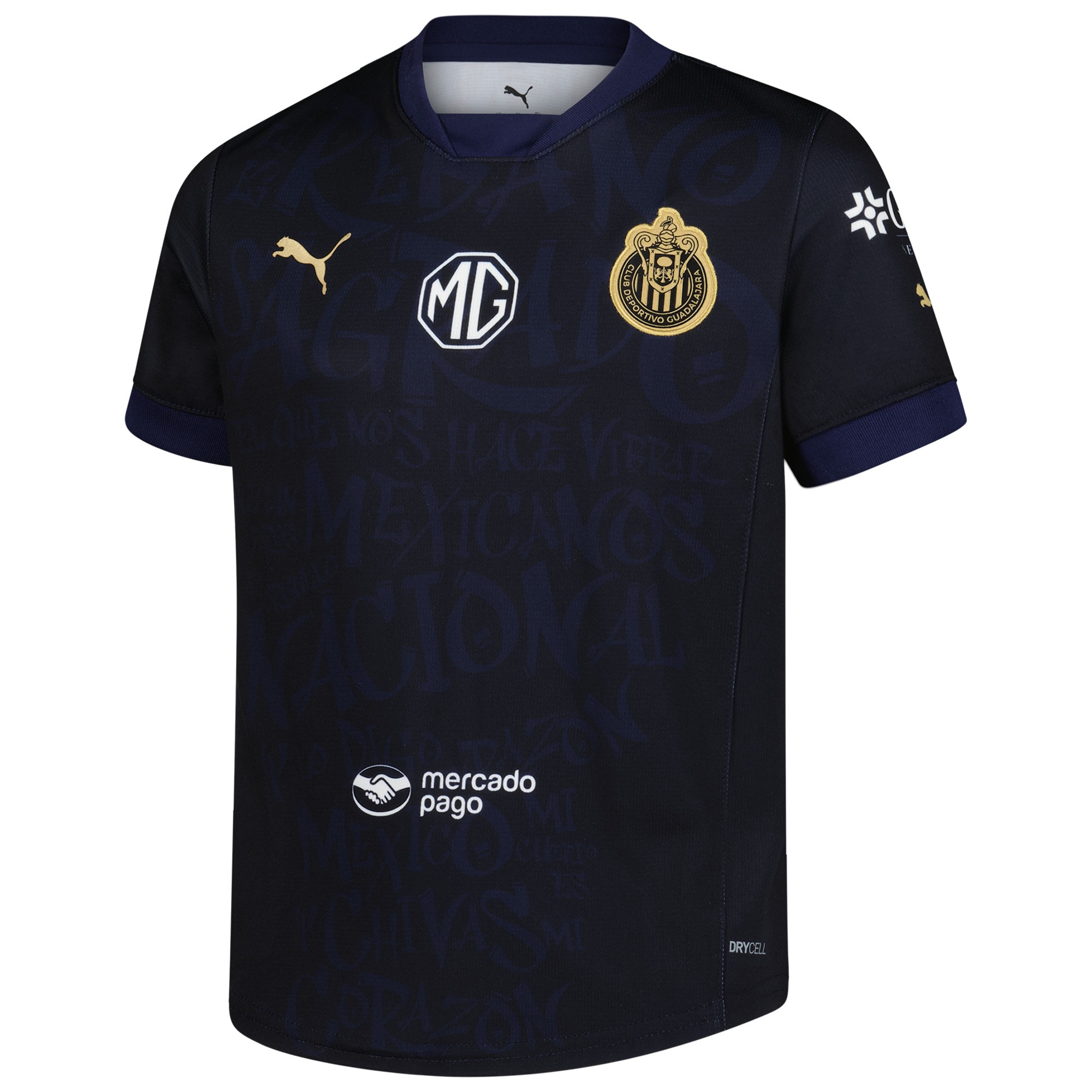 Compra camiseta chivas puma réplica infantil tercera 20242025 – azul marino – Jerseys y Camisetas de la Liga MX