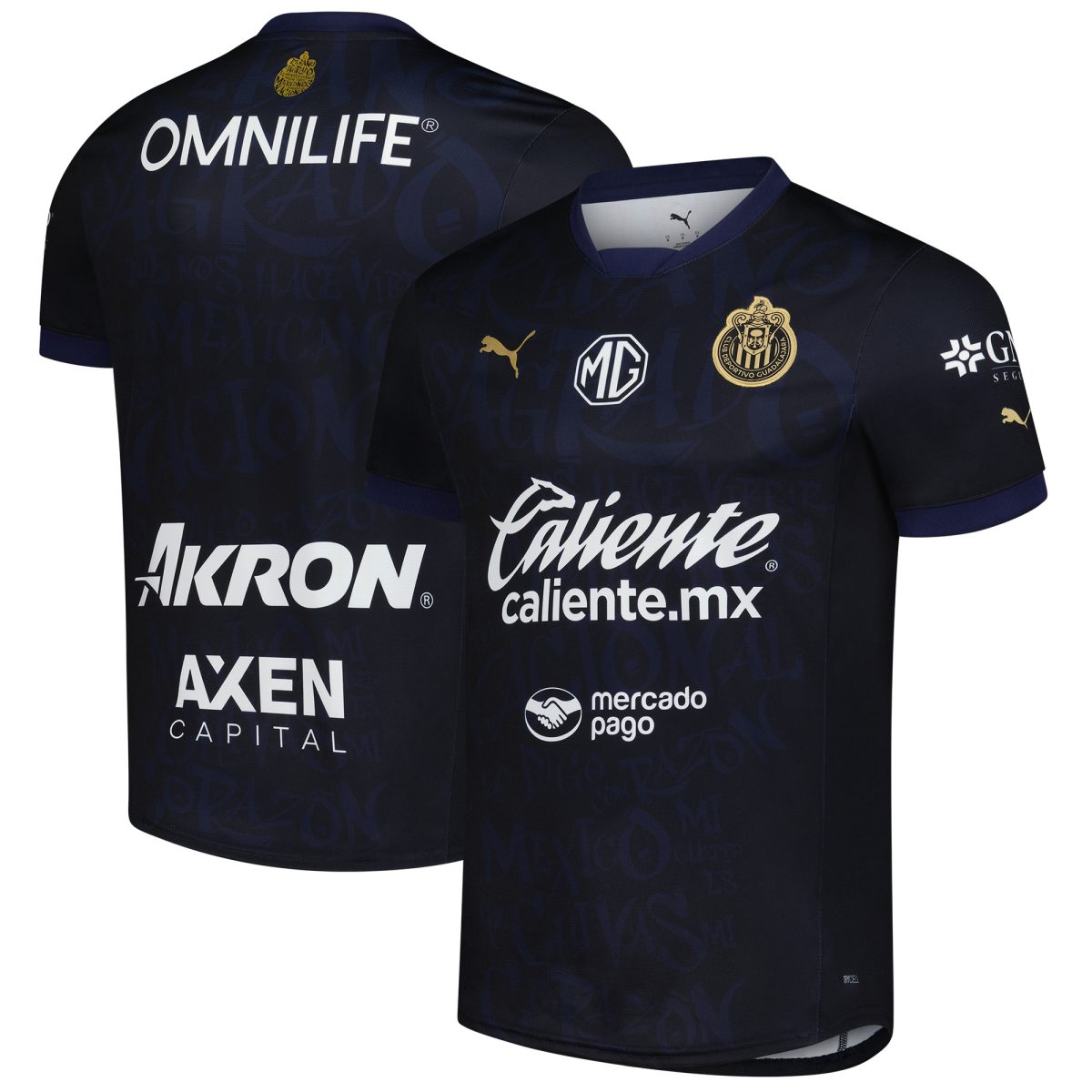 Compra camiseta chivas puma réplica tercera 20242025 – azul marino – Jerseys y Camisetas de la Liga MX