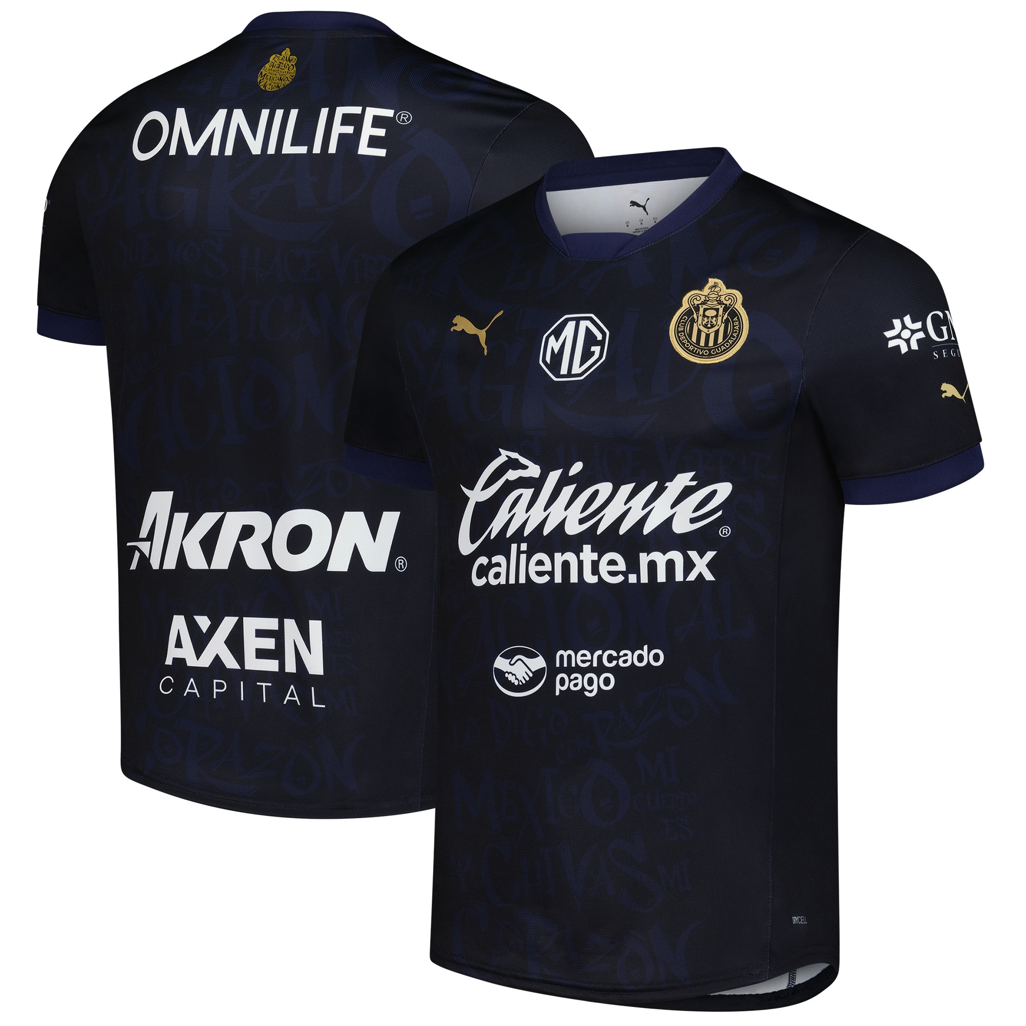 Compra camiseta chivas puma réplica tercera 20242025 – azul marino – Jerseys y Camisetas de la Liga MX