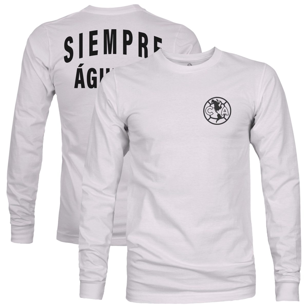 Compra camiseta club américa 1863fc back team arch de manga larga – gris – Jerseys y Camisetas de la Liga MX