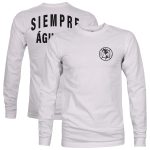 Compra camiseta club américa 1863fc back team arch de manga larga – gris – Jerseys y Camisetas de la Liga MX