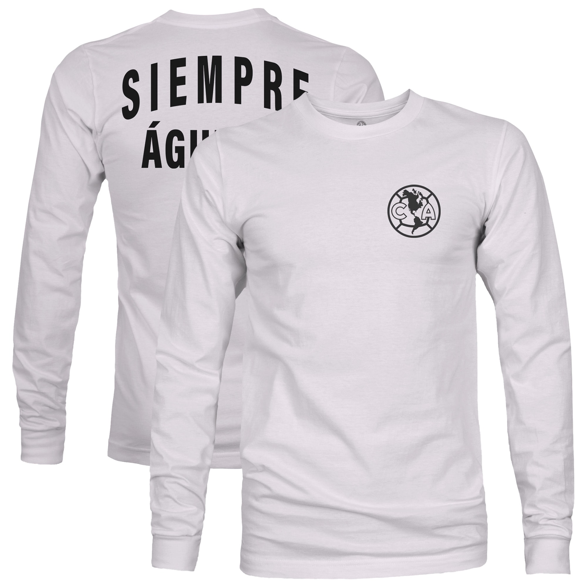 Compra camiseta club américa 1863fc back team arch de manga larga – gris – Jerseys y Camisetas de la Liga MX