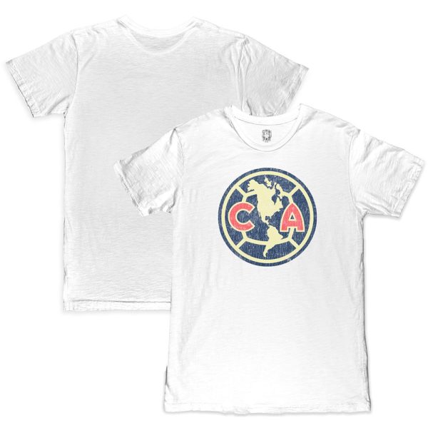 Compra camiseta club américa 1863fc color crest slub – blanca – Jerseys y Camisetas de la Liga MX